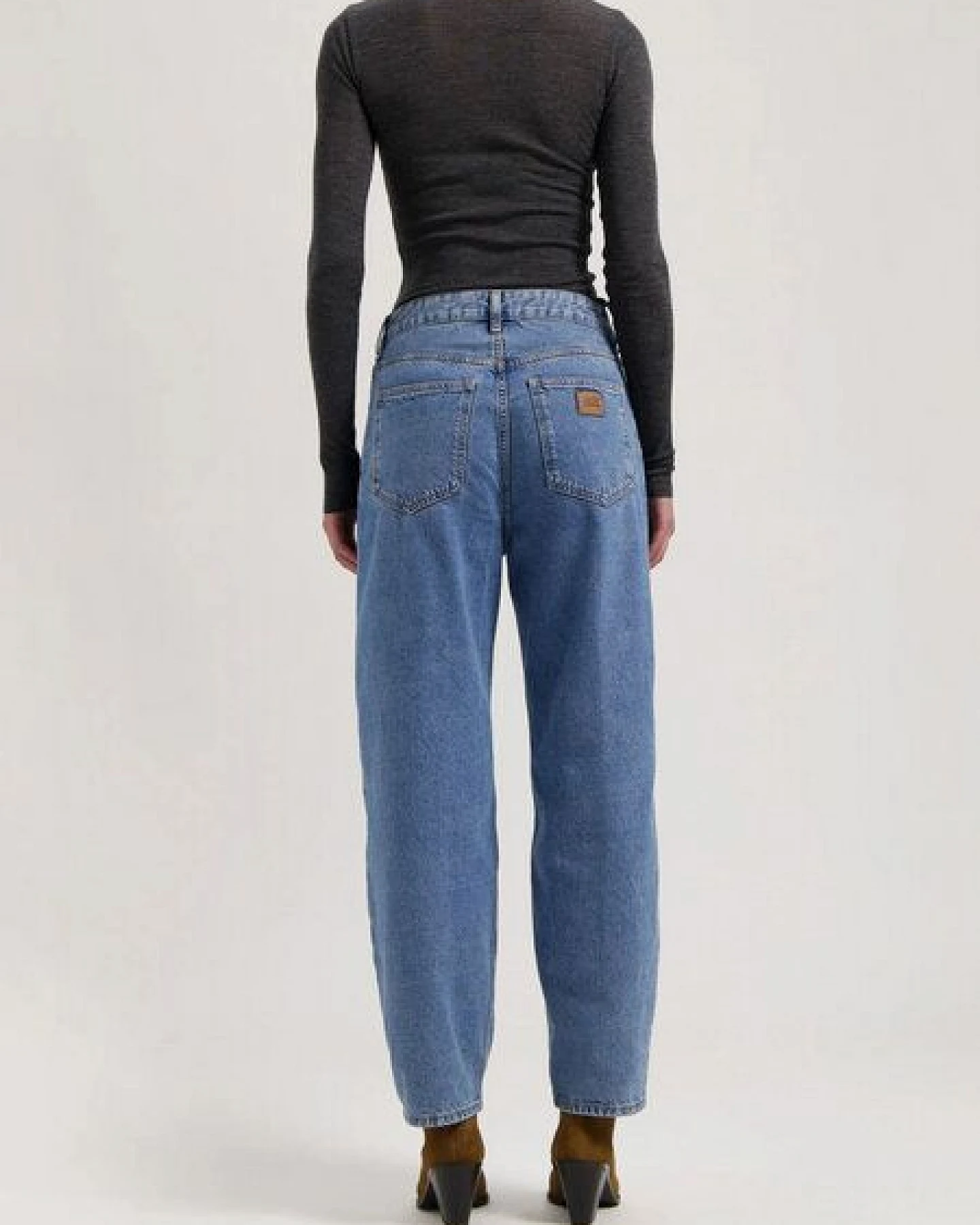 MUD Jeans Damen Jeans - Brooke High Barrel - aus biologischen Materialien – Ansicht 2