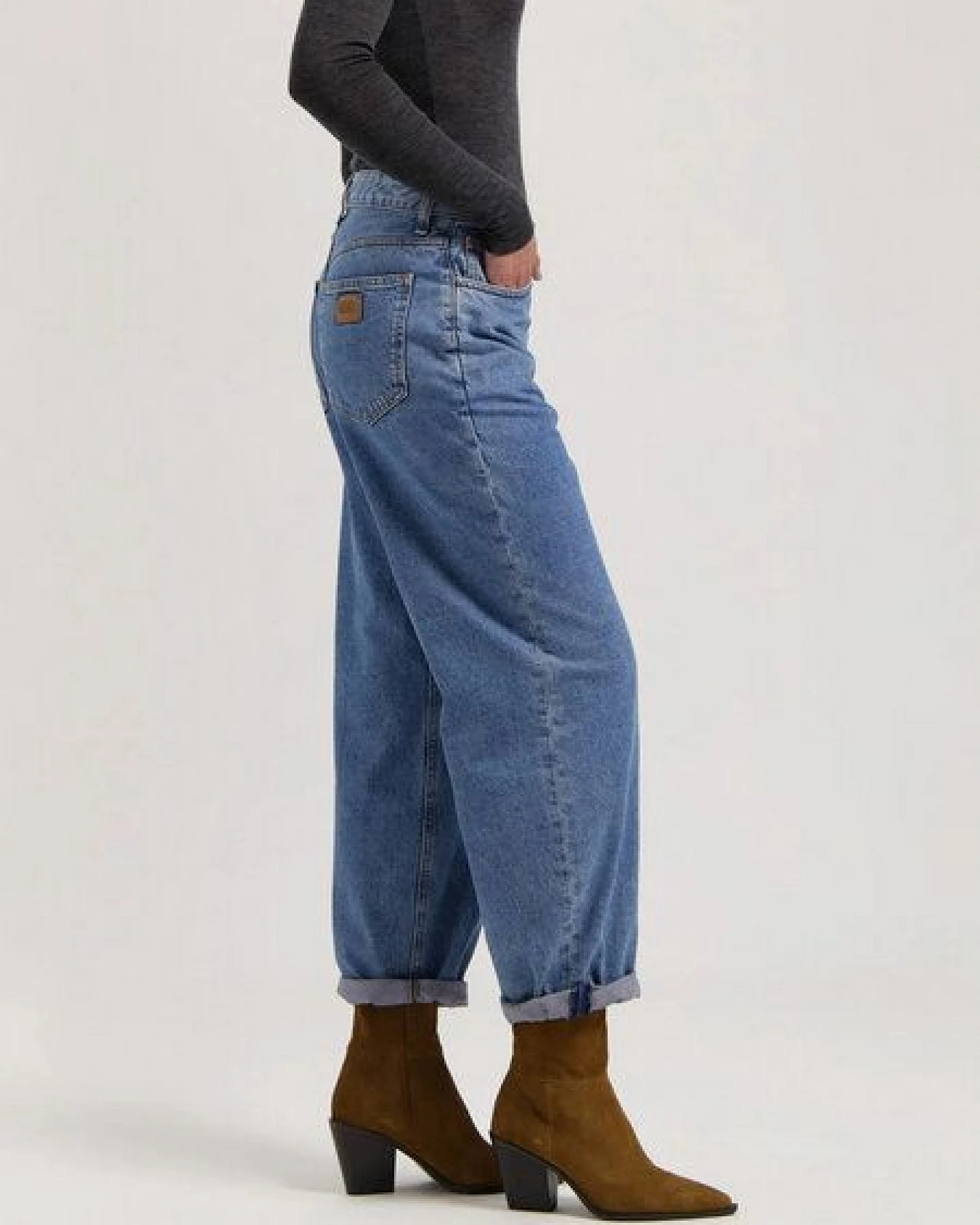 MUD Jeans Damen Jeans - Brooke High Barrel - aus biologischen Materialien – Ansicht 3