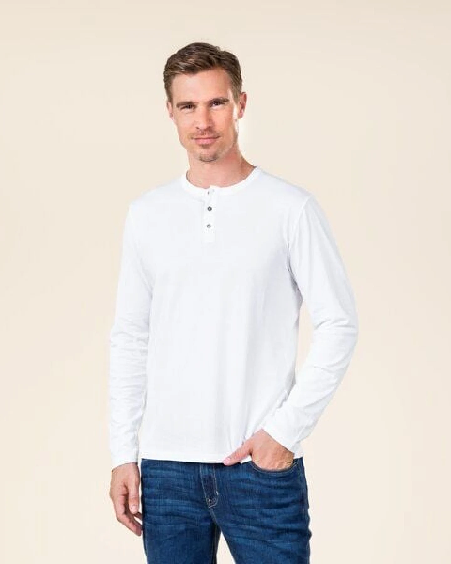 Living Crafts Henley Shirt - THOMME – Ansicht 4