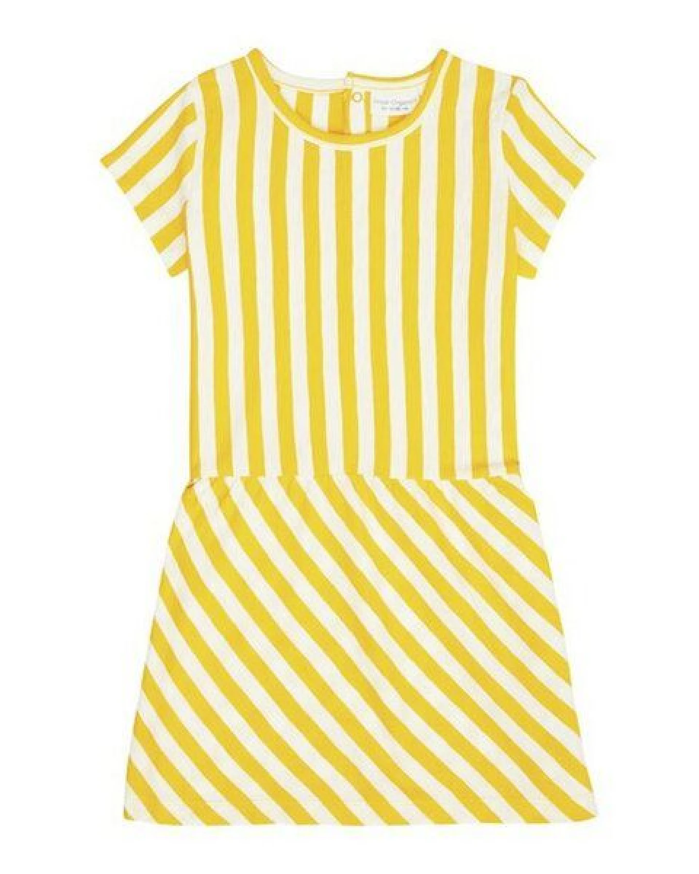 sense-organics Sommerkleid gelb geringelt, Agona von Sense Organics – Ansicht 2