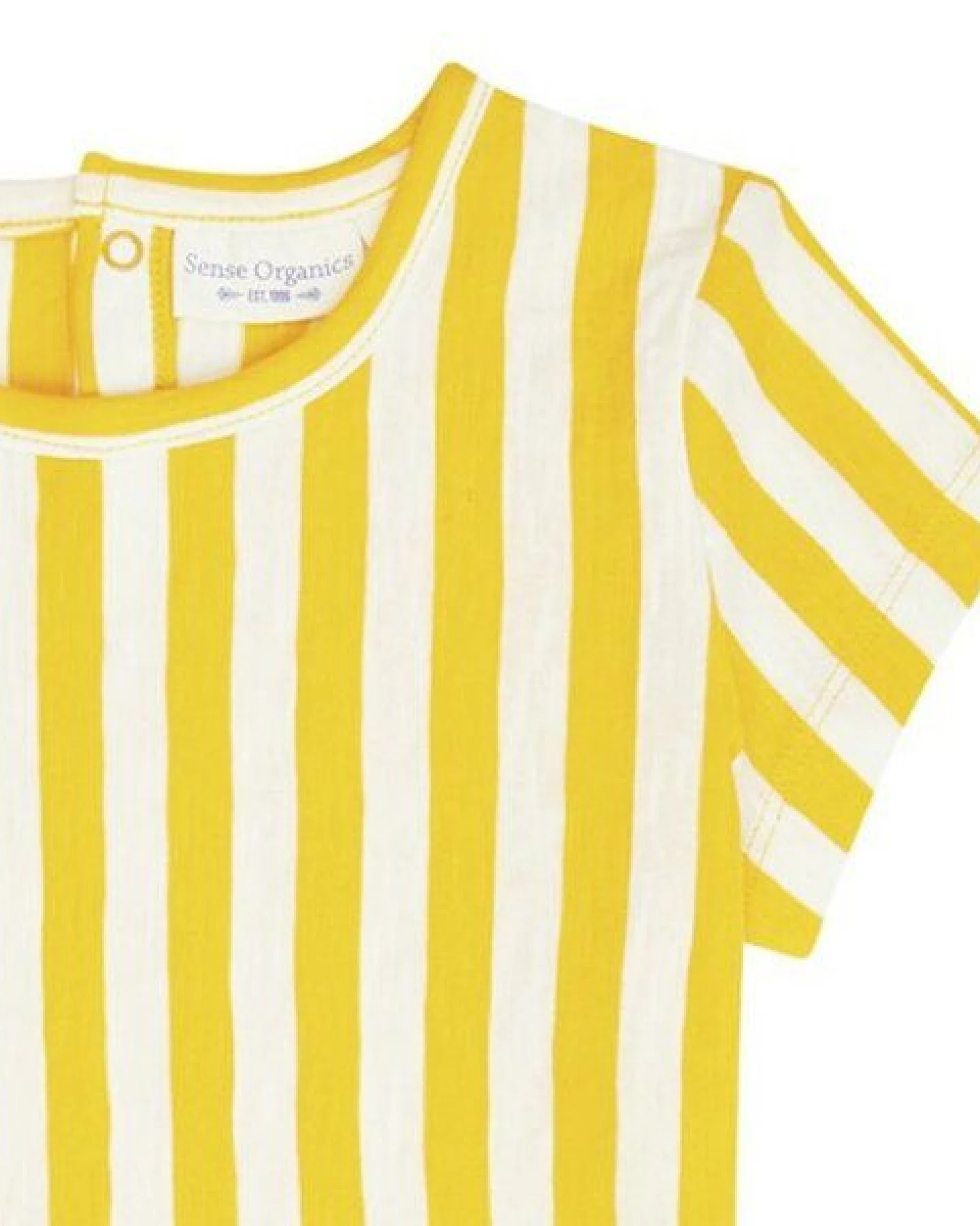 sense-organics Sommerkleid gelb geringelt, Agona von Sense Organics – Ansicht 3