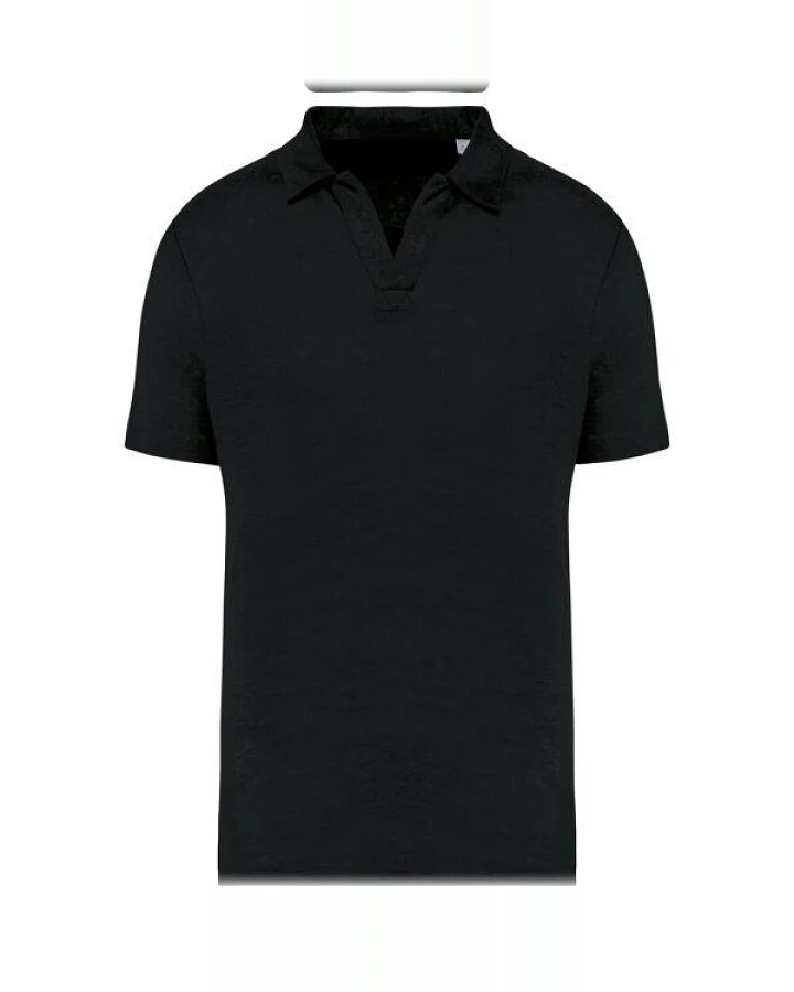 Greenspired Herren Polohemd aus reinem Leinen S-3XL