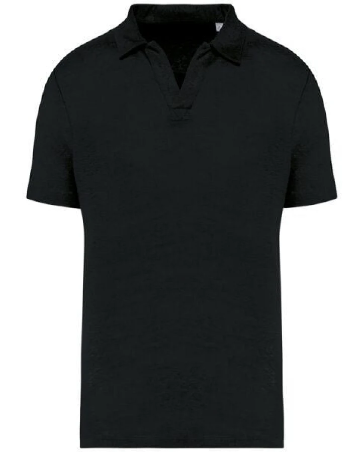 Greenspired Herren Polohemd aus reinem Leinen S-3XL