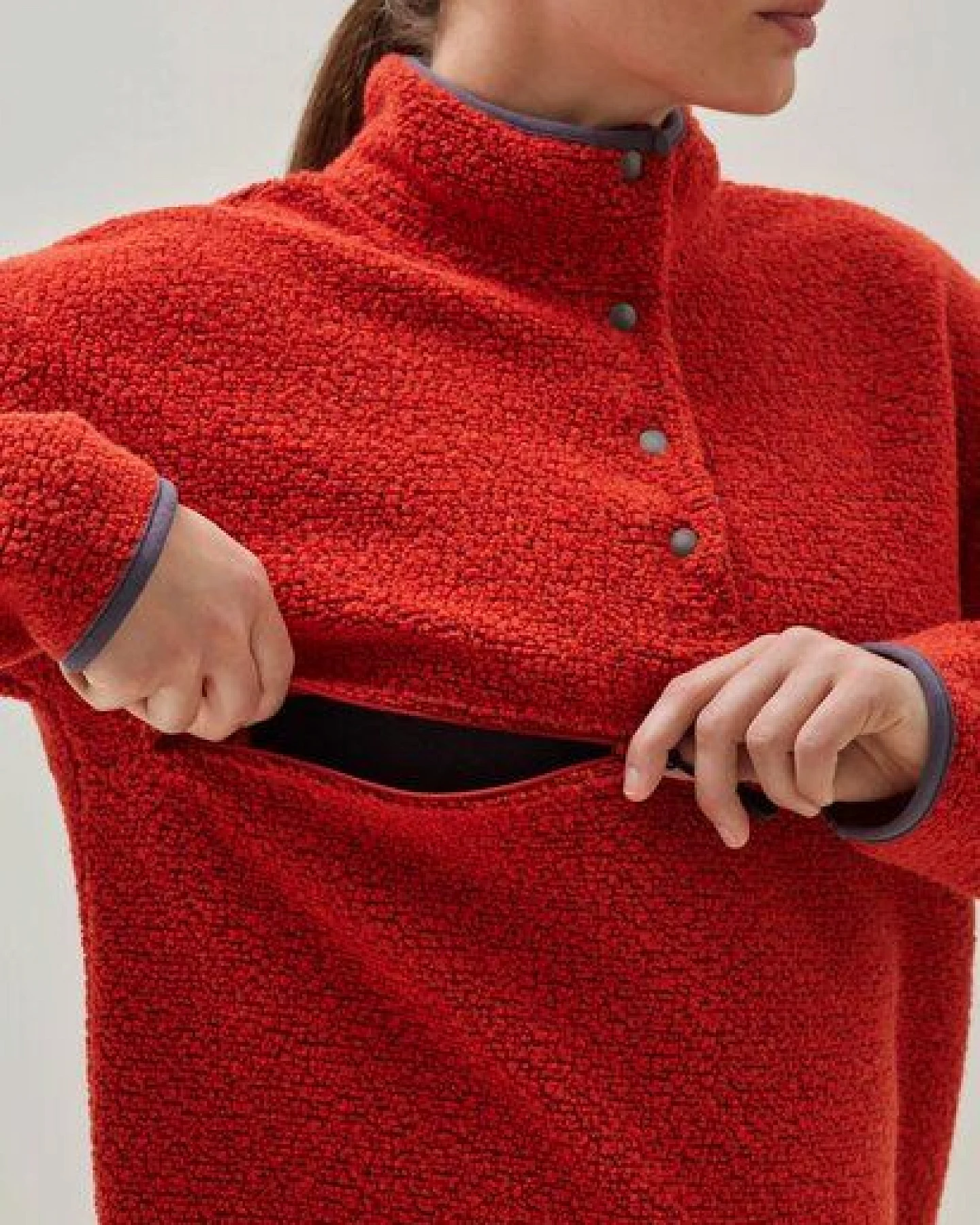 Wollflor-Pullover für Schwangerschaft und Stillzeit von boob – Ansicht 2