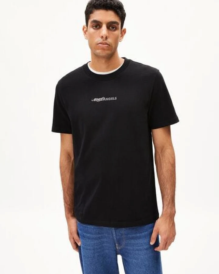 ARMEDANGELS MAARKOS IKOGRAPH Herren Midweight T-Shirt aus Bio-Baumwoll Mix