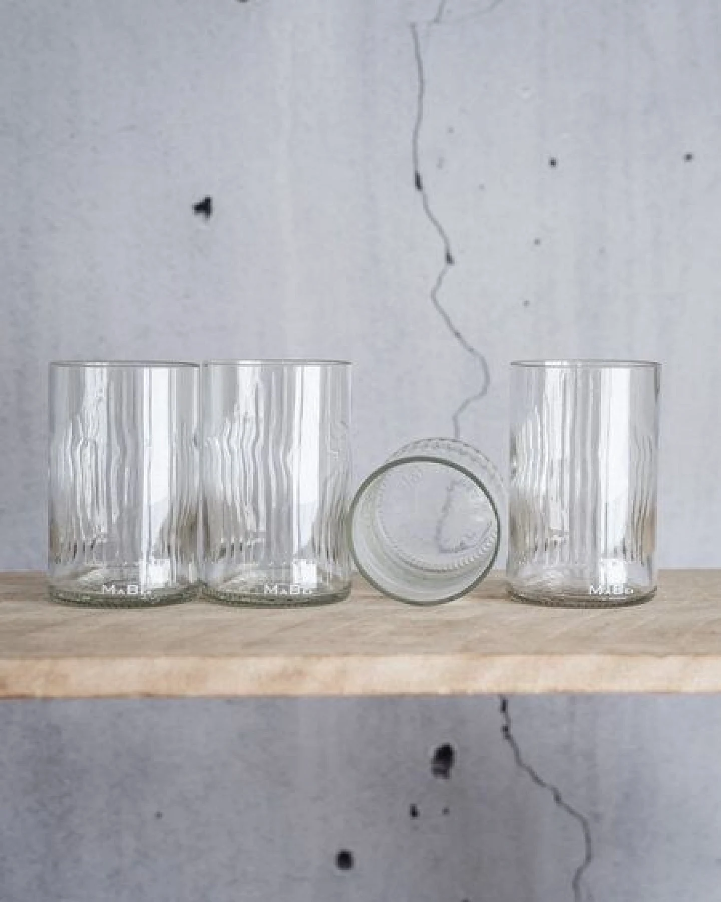 MaBe Glas - Upcycling - aus einer leergetrunkenen Campari Flasche - der Sommer Hit - natürlich auch im Herbst & Winter und im Frühling – Ansicht 4