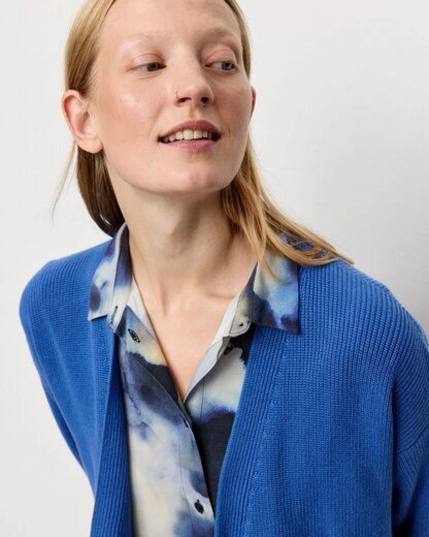Damen Strickcardigan aus Bio-Baumwolle - MORINGA - recolution – Ansicht 4