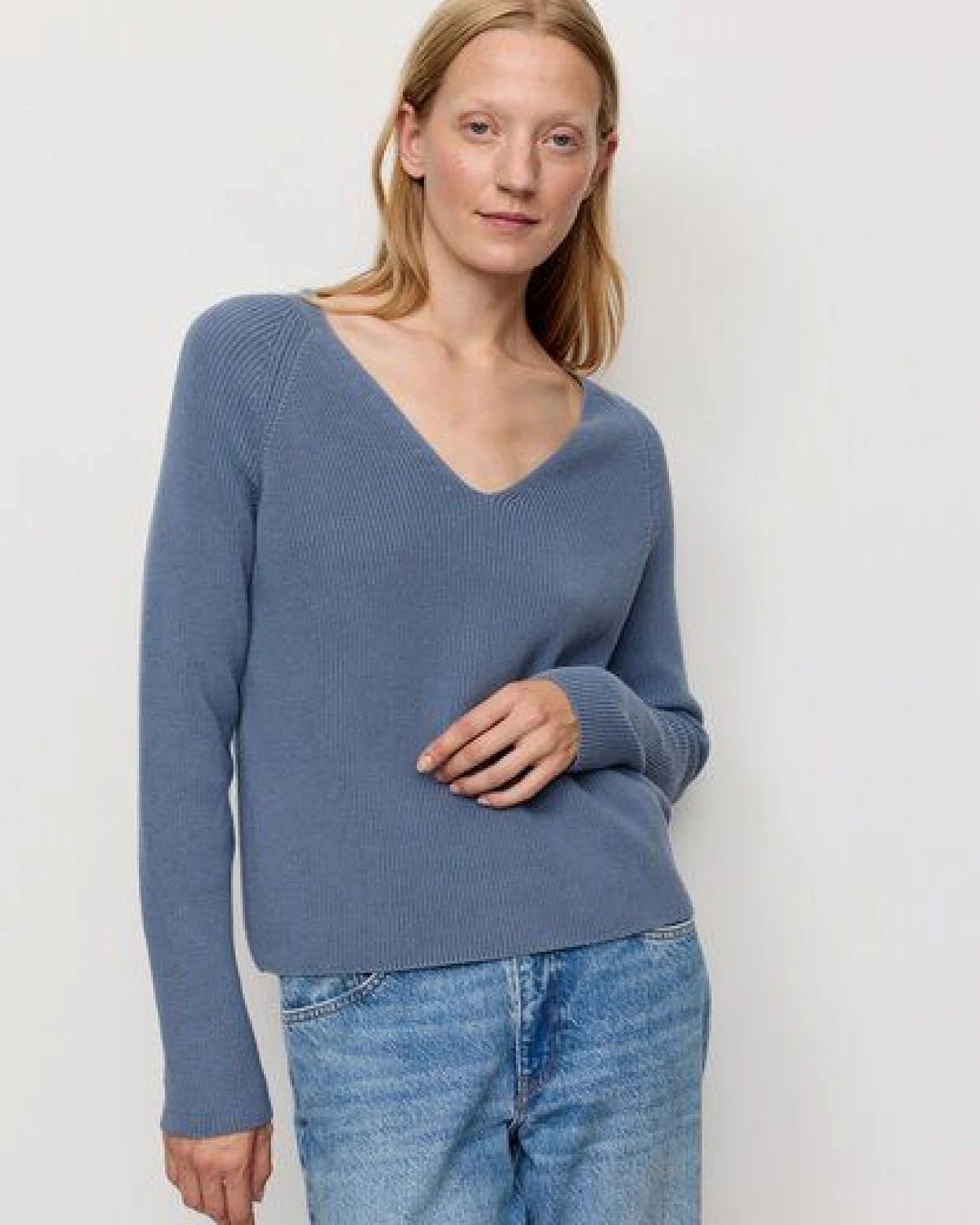 Damen Strickpullover aus Bio-Baumwolle - ARUGULA - recolution – Ansicht 4
