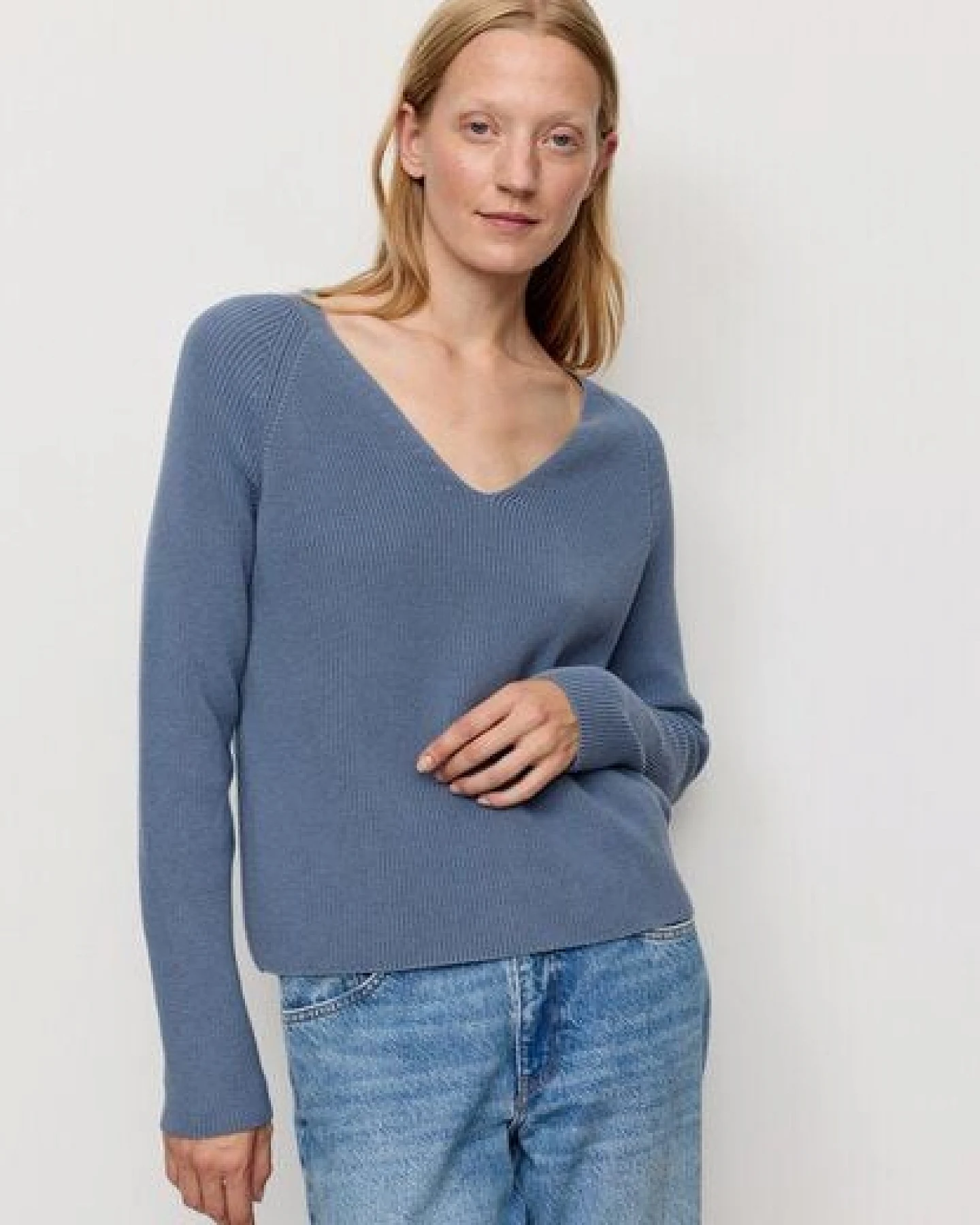 Damen Strickpullover aus Baumwolle - ARUGULA - recolution – Ansicht 4