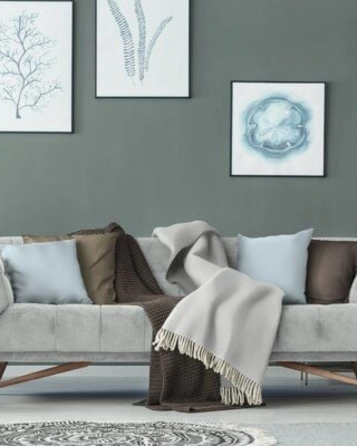 Nature by Adam Kuscheldecke aus 100% Bio-Baumwolle - Made in Germany - Stripes – Ansicht 4