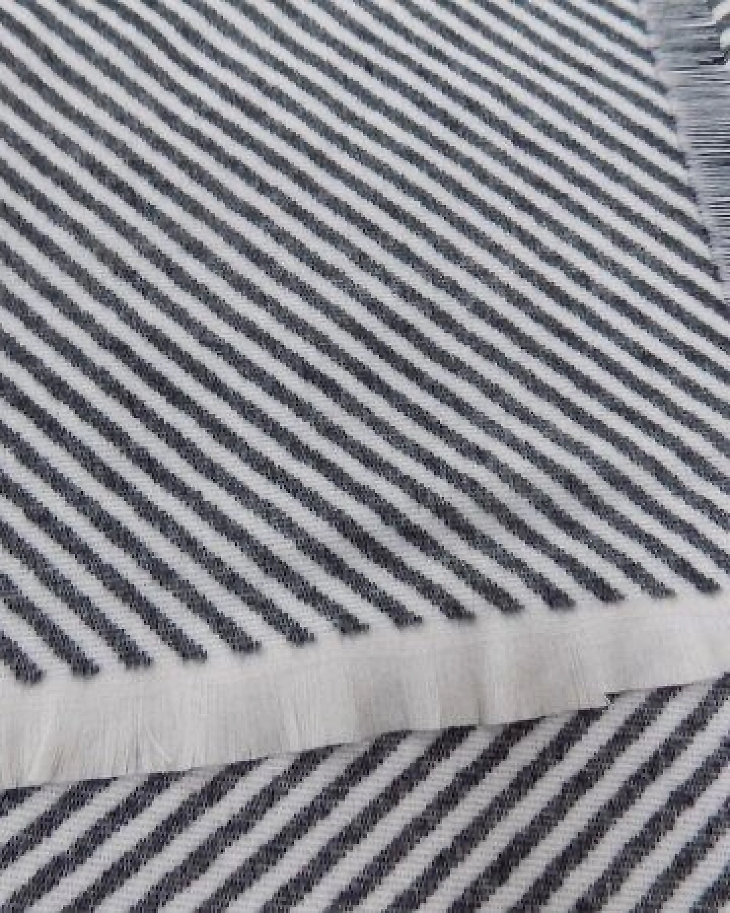 Nature by Adam Kuscheldecke aus 100% Bio-Baumwolle - Made in Germany - Stripes – Ansicht 2