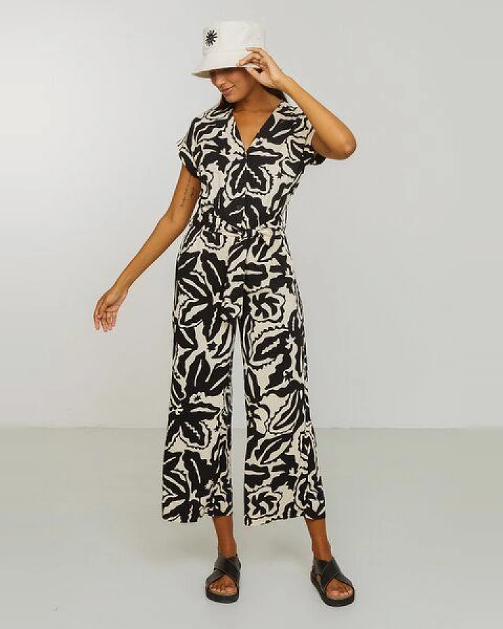 Damen Jumpsuit aus Ecovero LENZING - DIANELLA BOTANICAL - recolution
