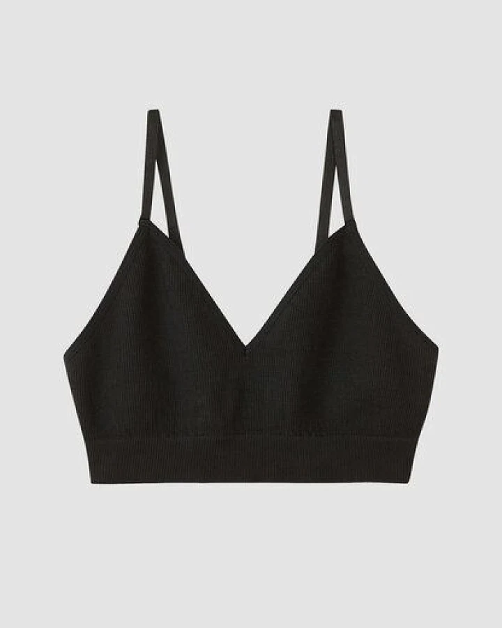 Produktseite: Damen Rib Bra aus Bio-Baumwollmix - KALMIA - recolution