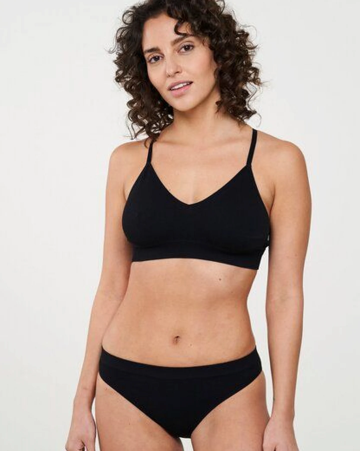 Damen Rib Bra aus Bio-Baumwollmix - KALMIA - recolution – Ansicht 2