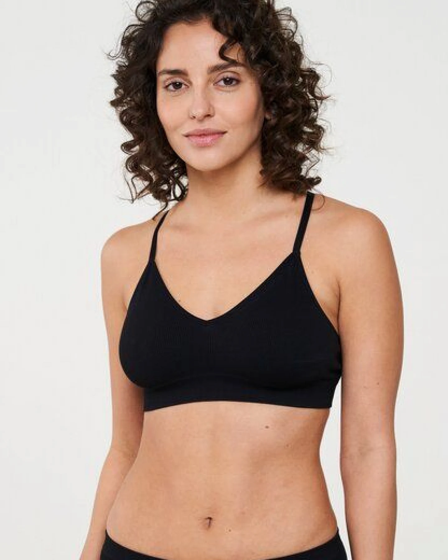 Damen Rib Bra aus Bio-Baumwollmix - KALMIA - recolution – Ansicht 3