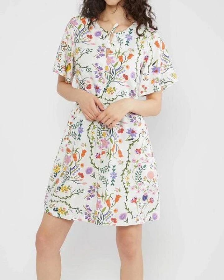 Blutsgeschwister Kleid Kaftan Wings - Flower Sun And Moon