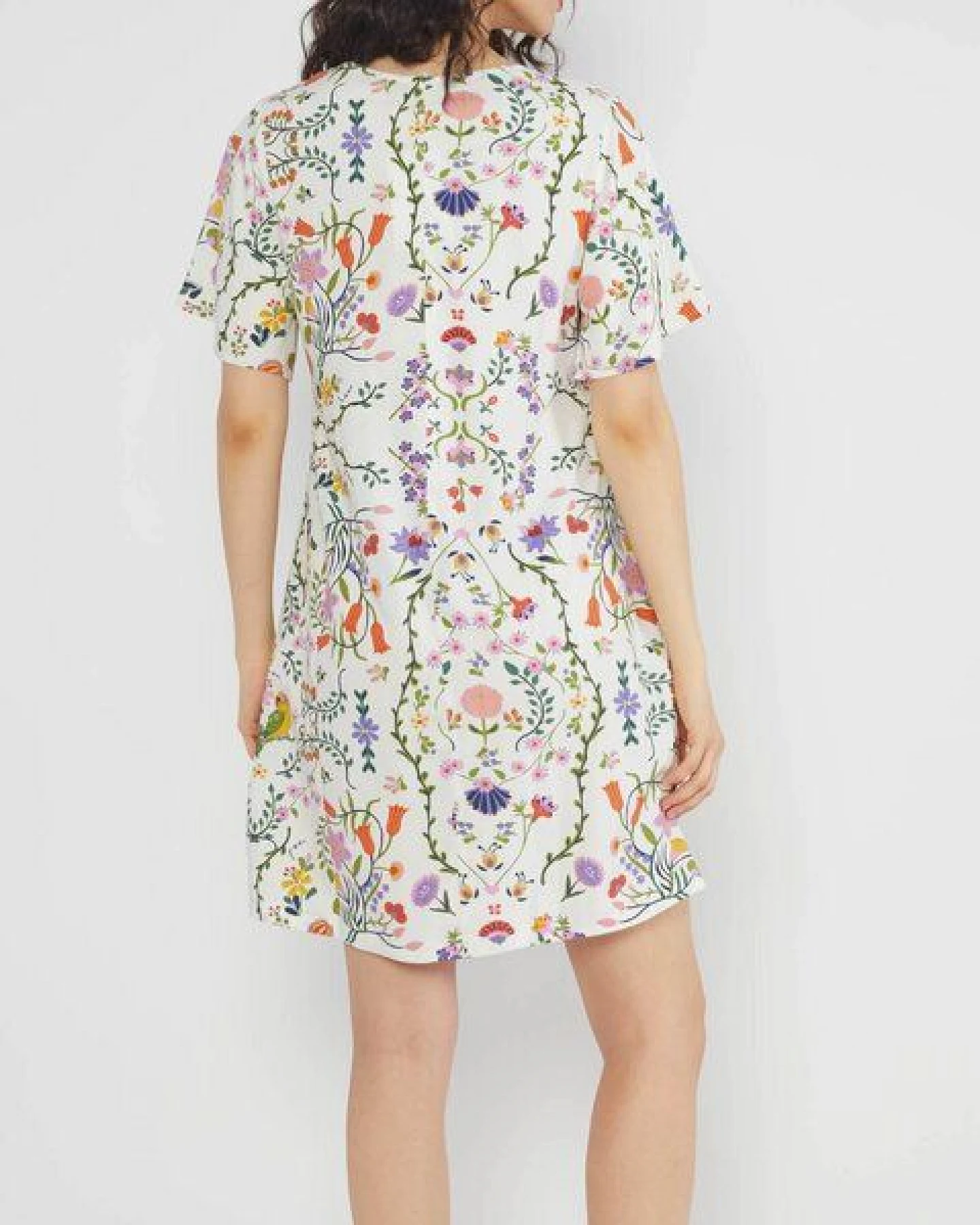 Blutsgeschwister Kleid Kaftan Wings - Flower Sun And Moon – Ansicht 3
