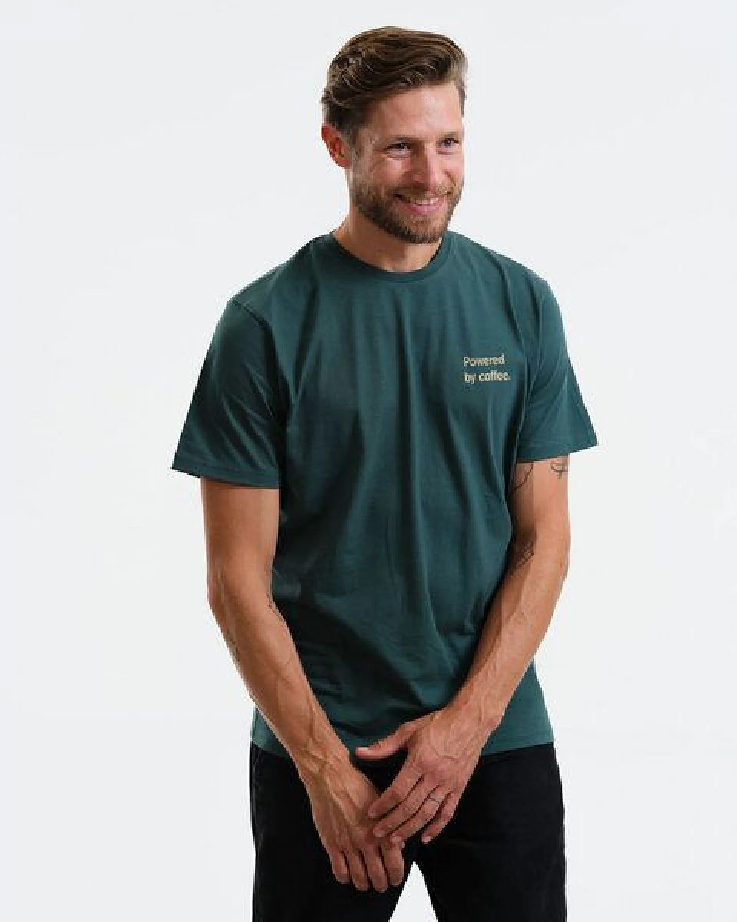GARY MASH Shirt Powered by coffee. aus Biobaumwolle – Ansicht 3