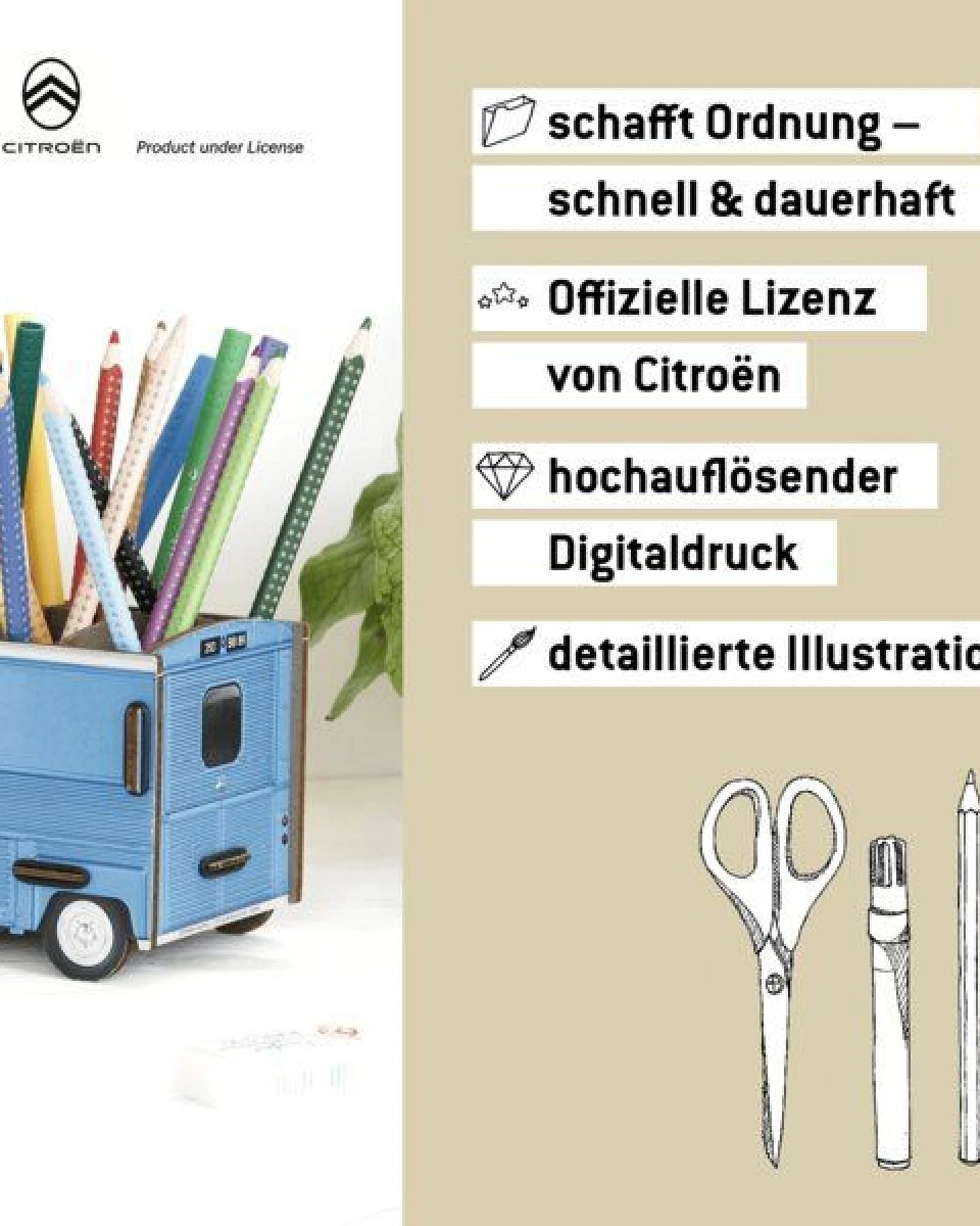 WERKHAUS Stiftebox Citroen HY – Ansicht 4