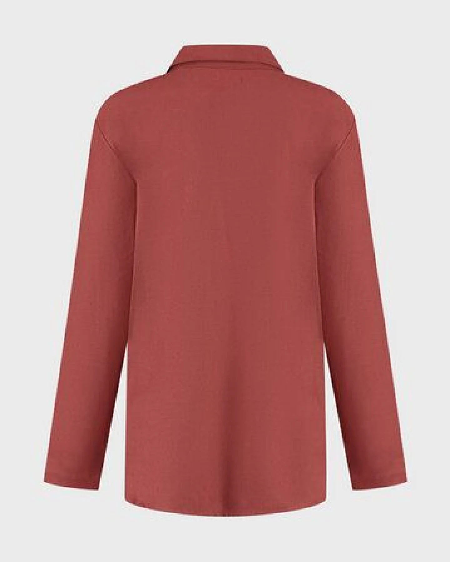 Pyjamaoberteil Damen "Yumeko" aus Velvet Flanell – Ansicht 3