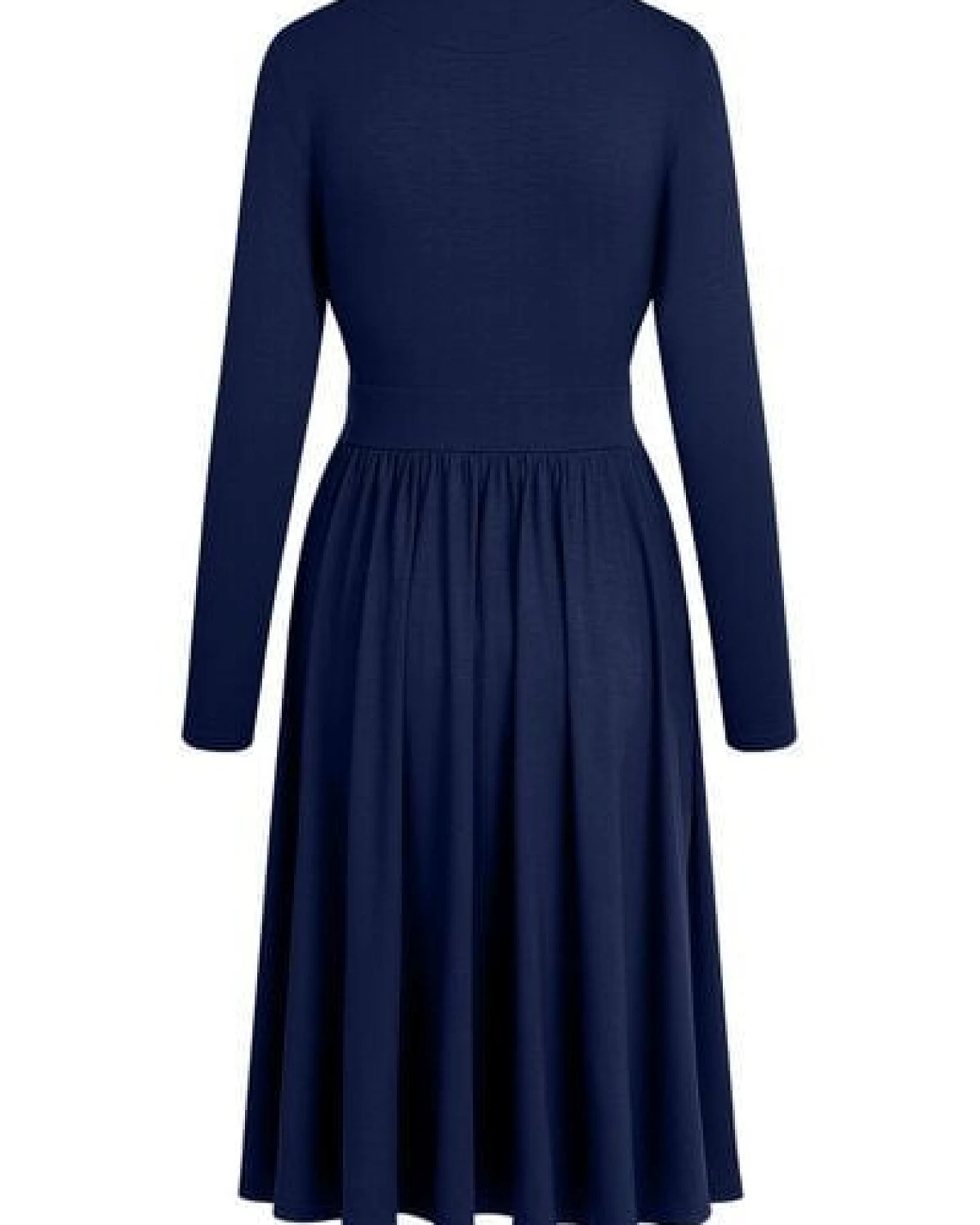 Ingoria MAGDALENA Midi Kleid 3/4 Arm mit Taschen aus TENCEL® Modal Jersey – Ansicht 2
