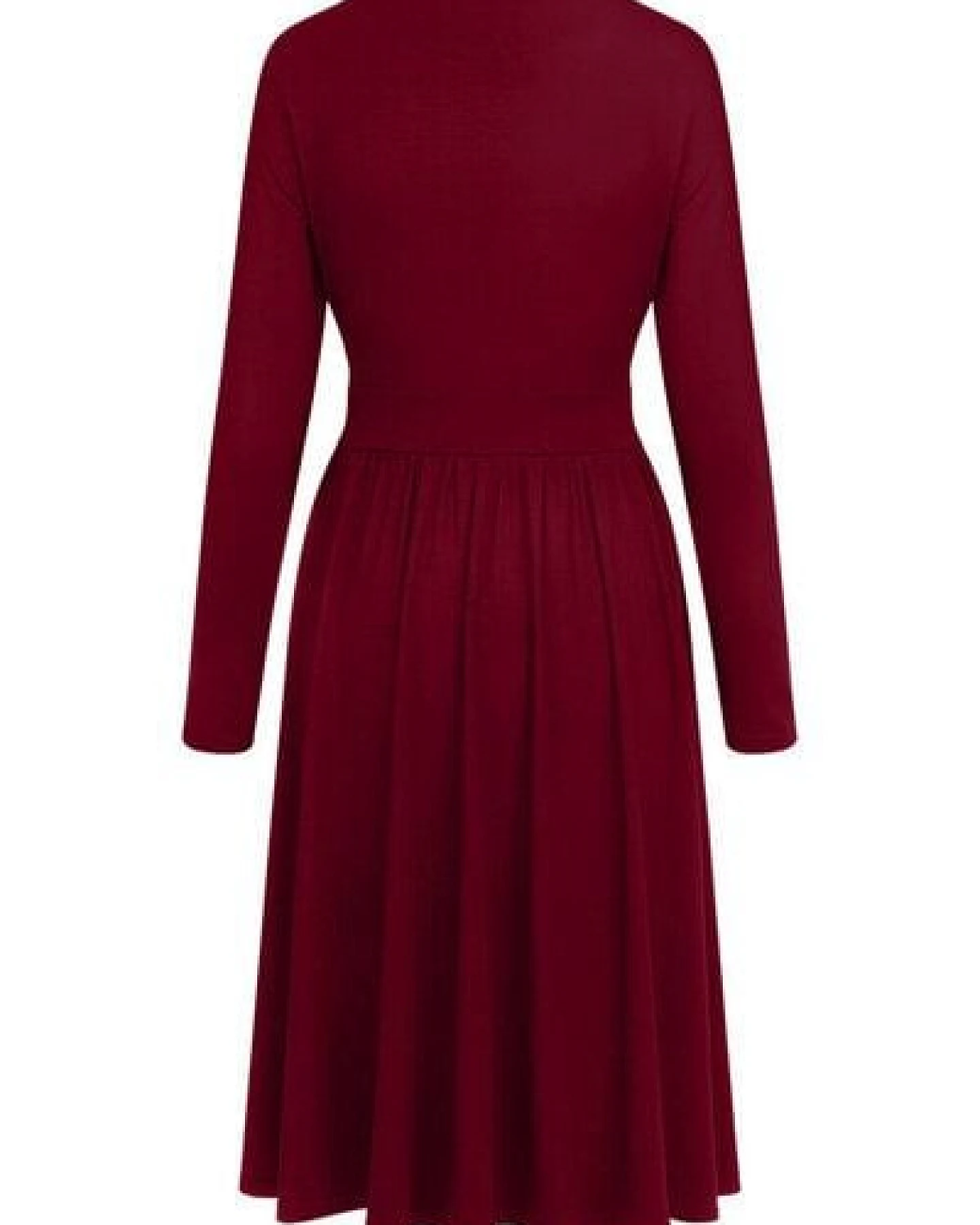 Ingoria MAGDALENA Midi Kleid 3/4 Arm mit Taschen aus TENCEL® Modal Jersey – Ansicht 2