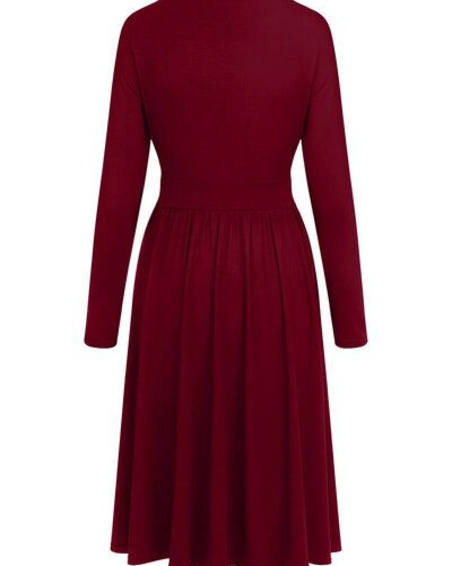 Ingoria MAGDALENA Midi Kleid 3/4 Arm mit Taschen aus TENCEL® Modal Jersey – Ansicht 2