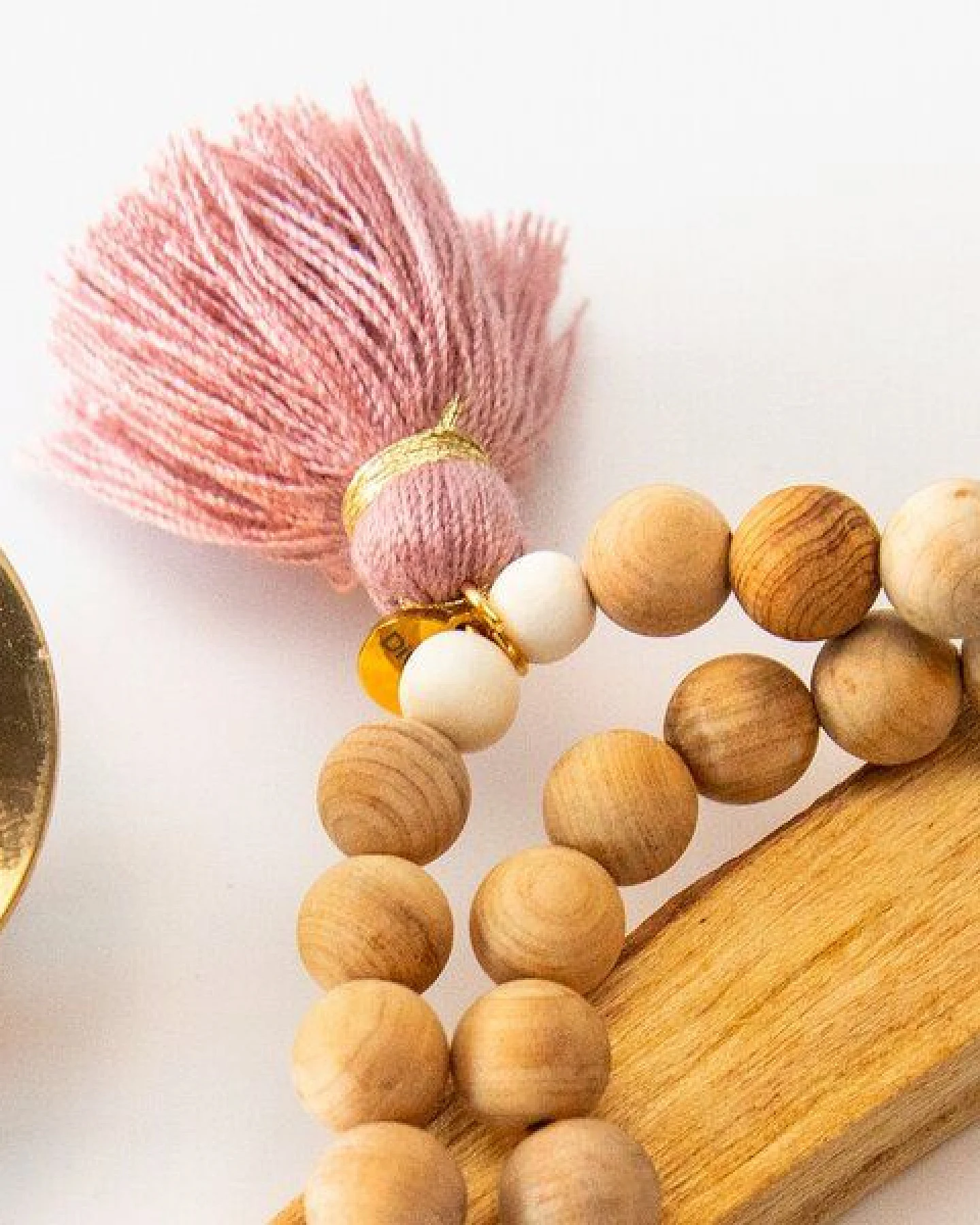 Divasya Mala Armband Sandalwood Bliss & Sandalwood Midnight - Wickelarmband – Ansicht 4