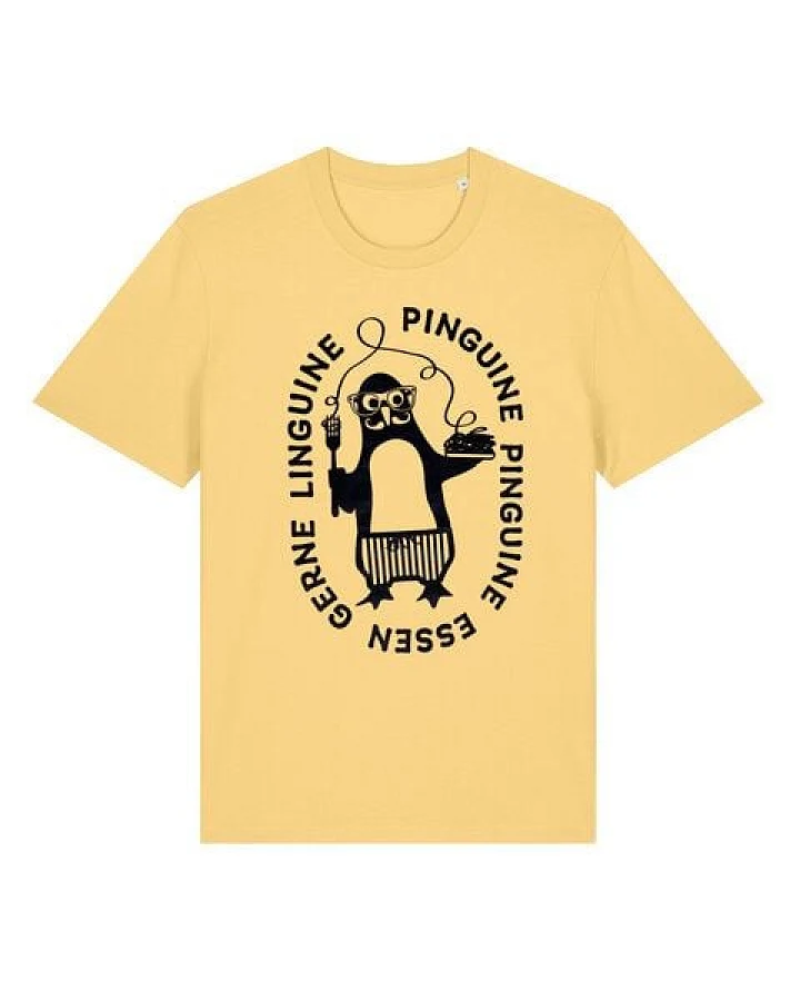 päfjes Pinguin Pinguine essen gerne Linguine - Fair Wear Unisex T-Shirt