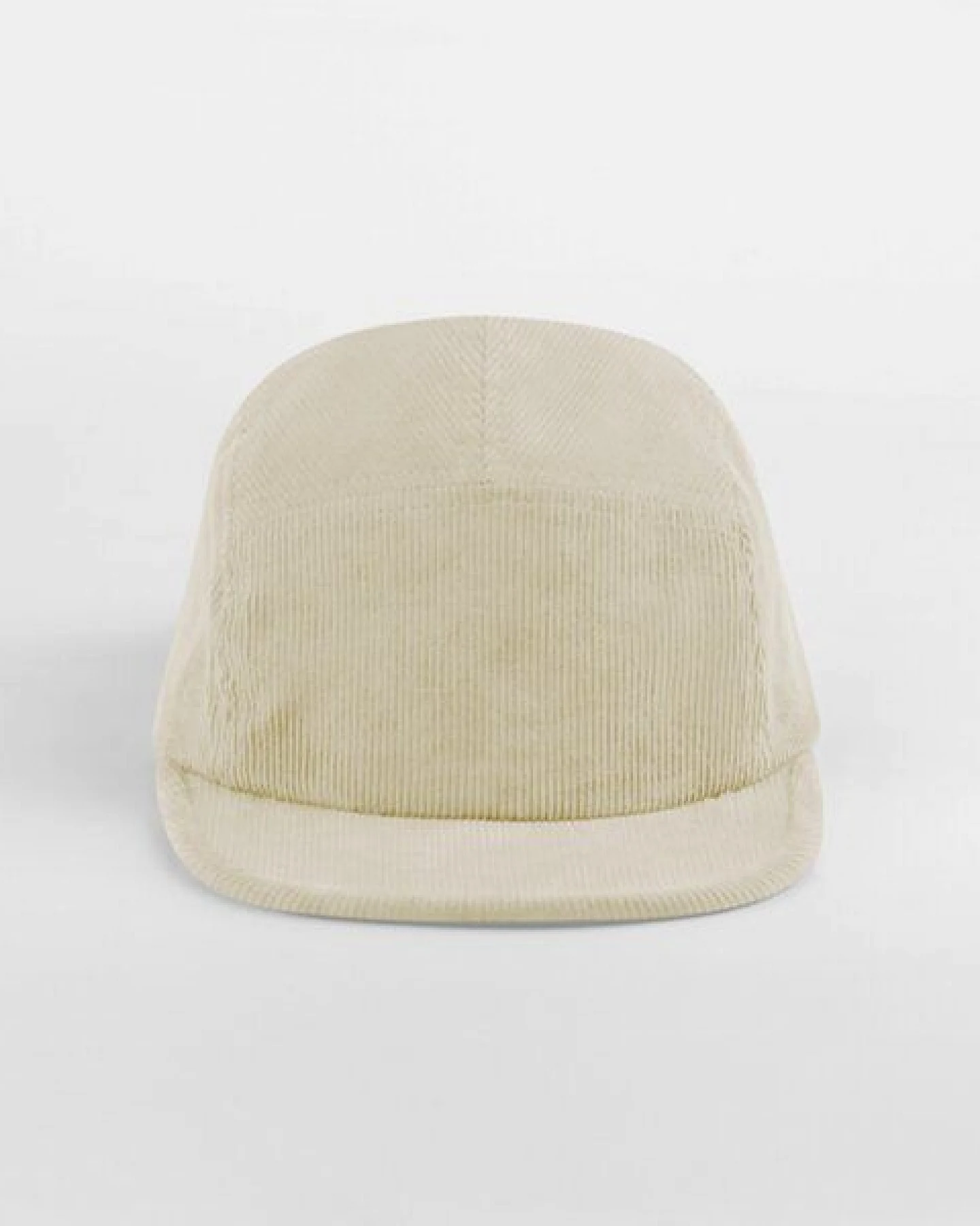 Beechfield Bio-Baumwolle Flat-Cap mit Metallverschluss Cord Kord EarthAware® Camping Cap – Ansicht 3