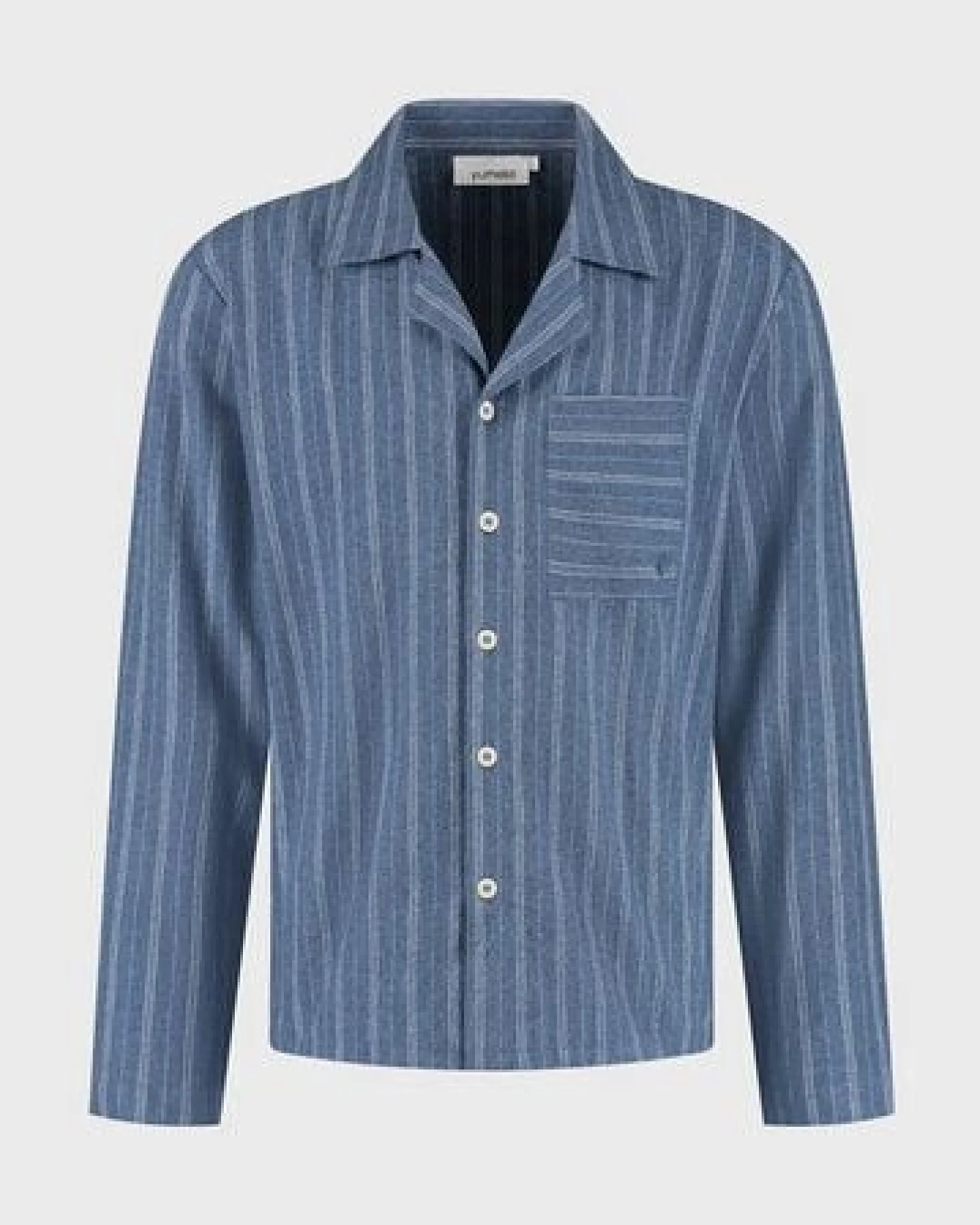Pyjamaoberteil Herren "Yumeko" aus Velvet Flanell – Ansicht 2