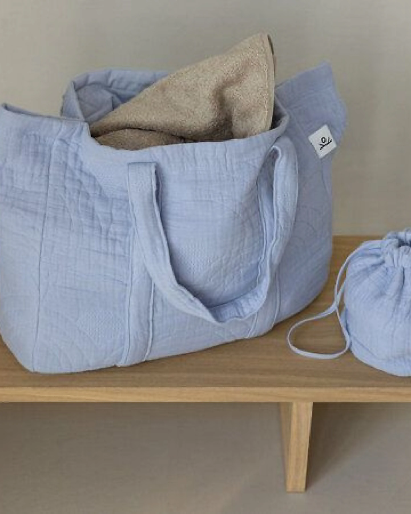 Yumeko Shopper Musselin-Baumwolle Arch – Ansicht 2