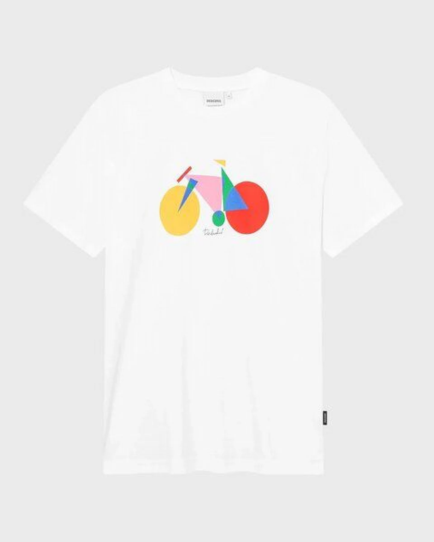 DEDICATED Herren T-Shirt mit Fahrrad Motiv Stockholm Paper Cut Bike – Ansicht 2