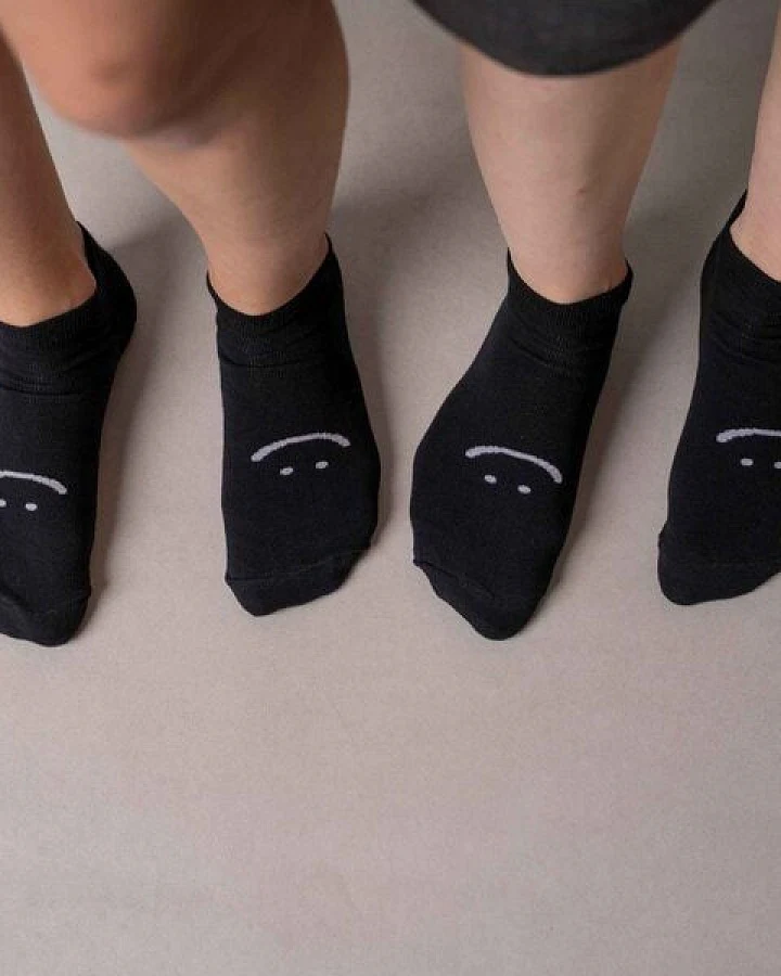 Vresh Clothing 2er Pack Sav - Sneaker Socken aus Biobaumwoll-Mix