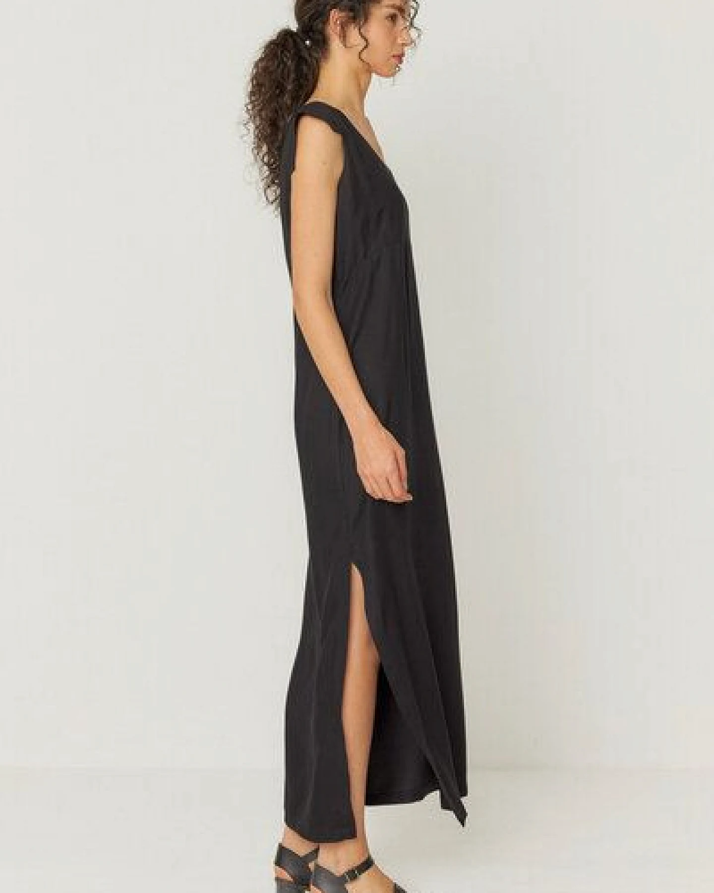 SKFK Kleid Ira - Black - aus Ecovero – Ansicht 2