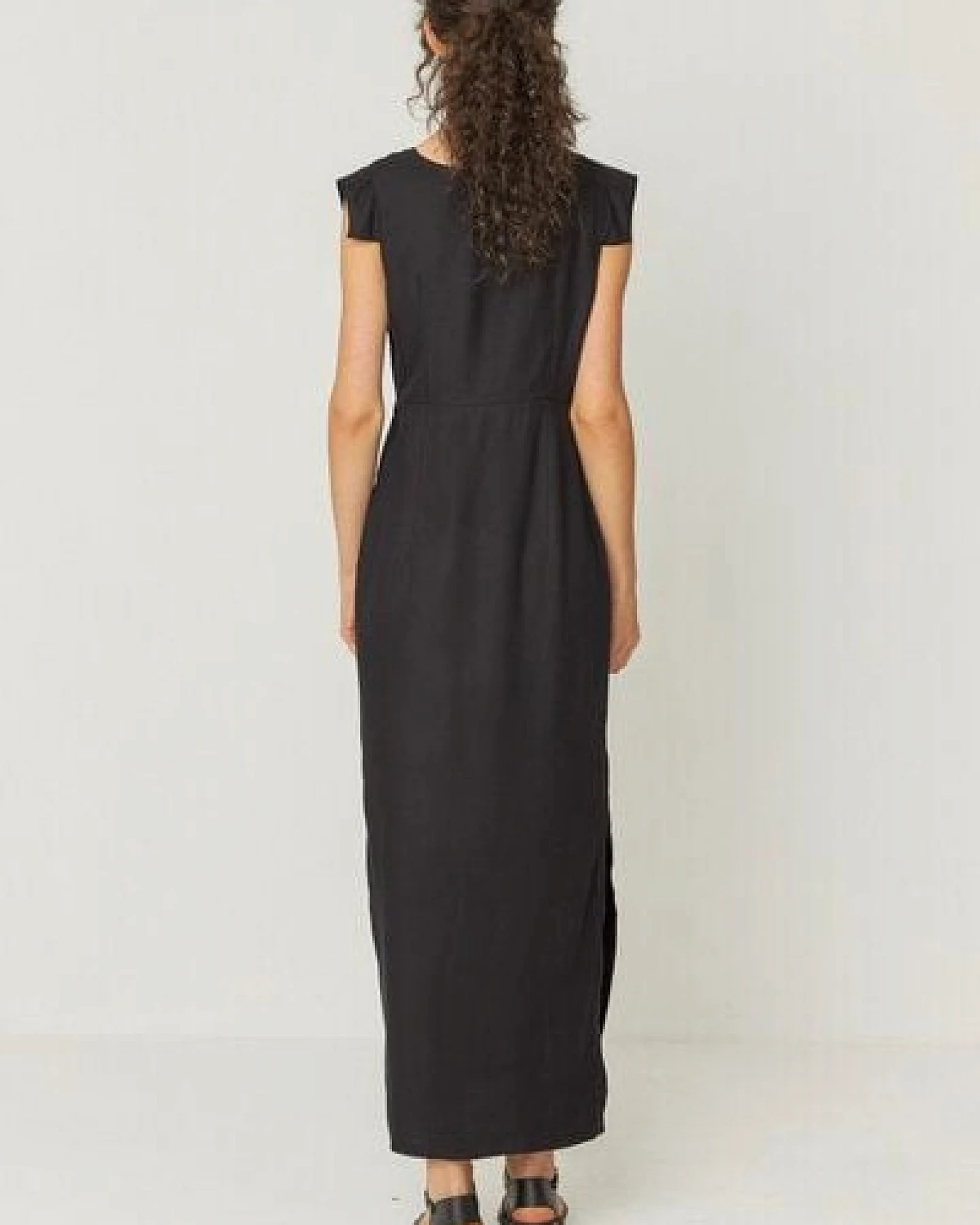SKFK Kleid Ira - Black - aus Ecovero – Ansicht 3