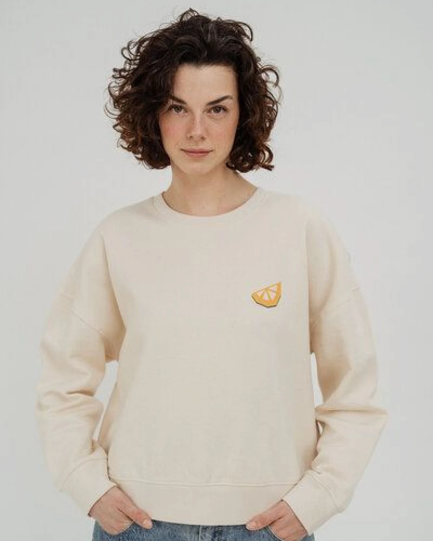 Kultgut Artdesign - Biofair- Pulloversweater im Boxistyle / Lemons – Ansicht 2