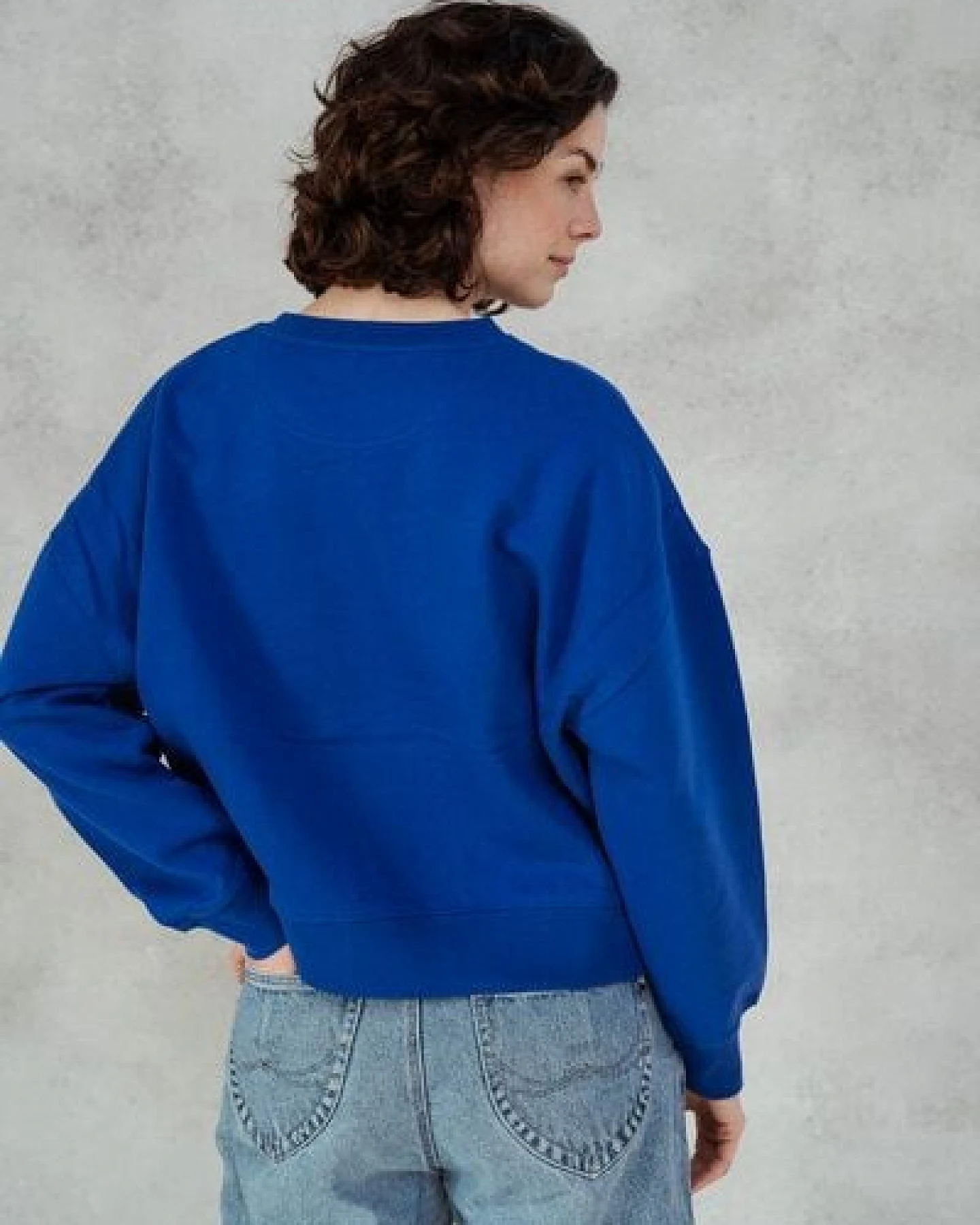Kultgut Artdesign - Biofair- Pulloversweater im Boxistyle / Blue Hour – Ansicht 3
