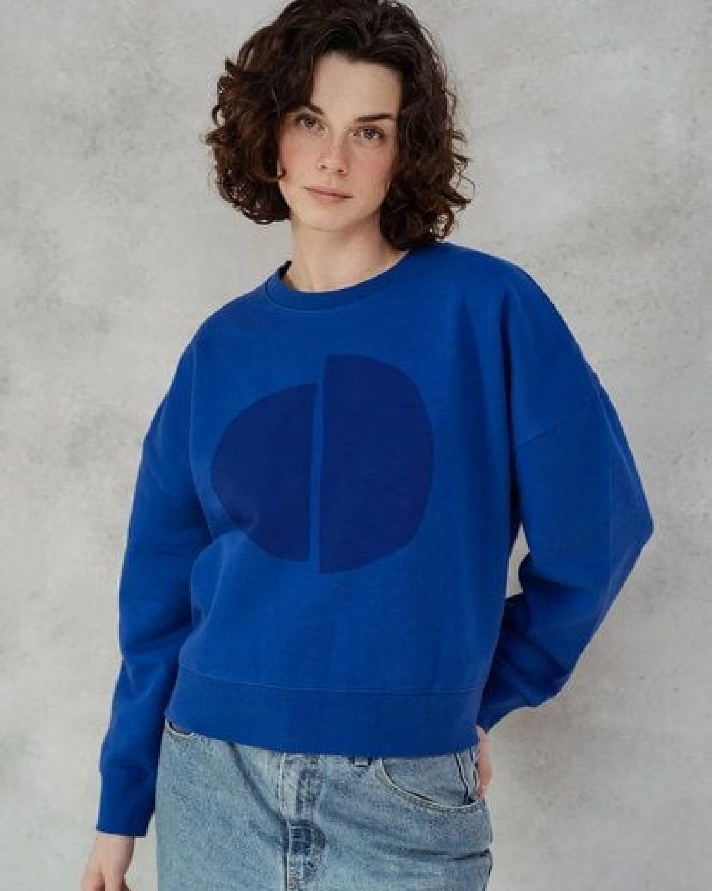 Kultgut Artdesign - Biofair- Pulloversweater im Boxistyle / Blue Hour – Ansicht 2