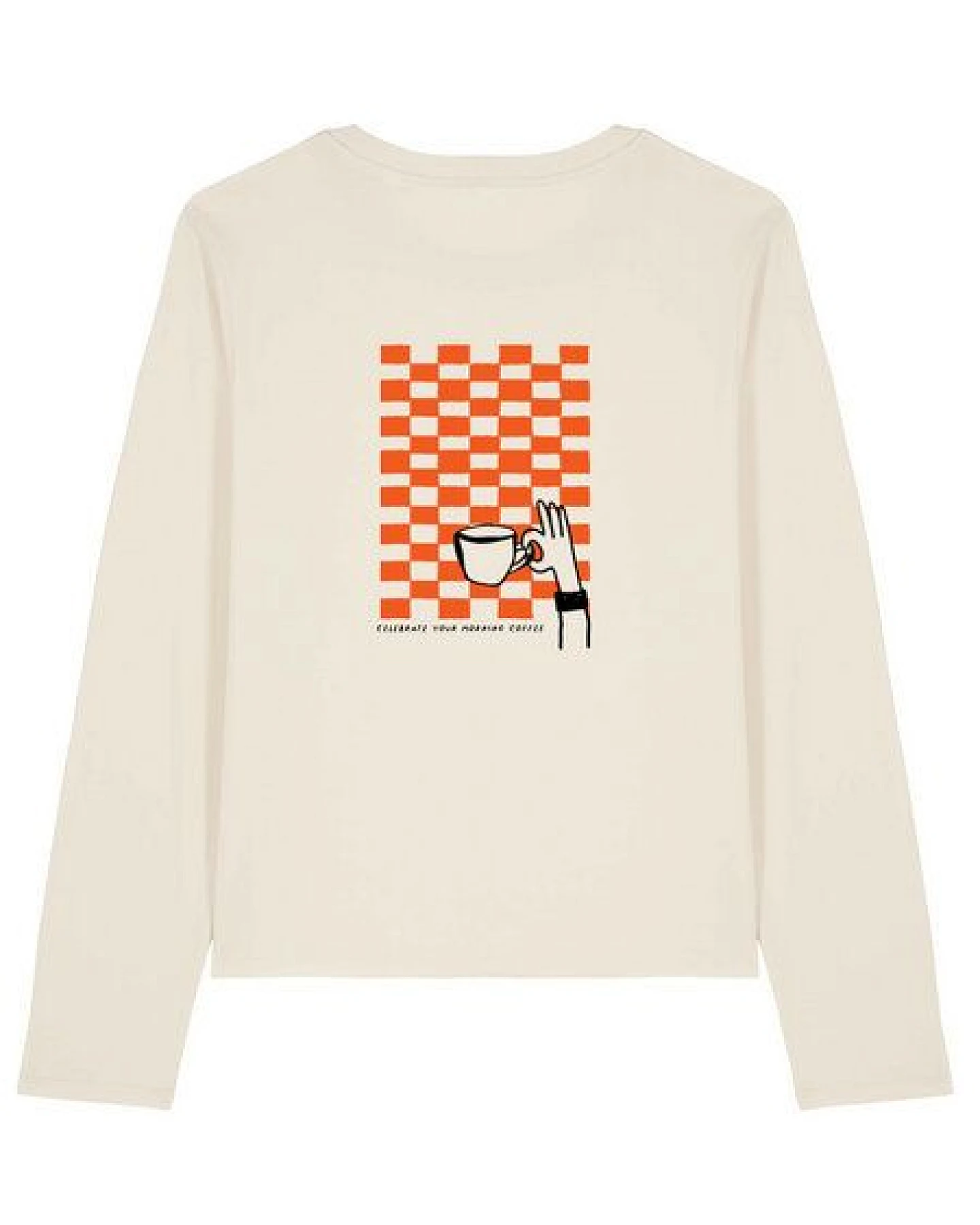 Kultgut Artdesign - Softes Langarmshirt Biobaumwolle / Celebrate Morning – Ansicht 4