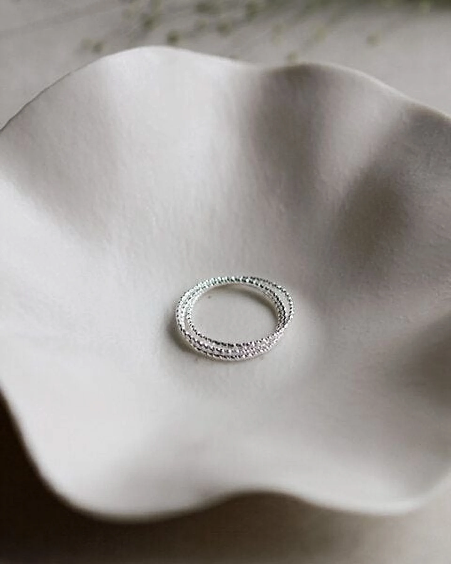 lille mus Ring 'Triple Glitzer' 925 Silber / vergoldet – Ansicht 3