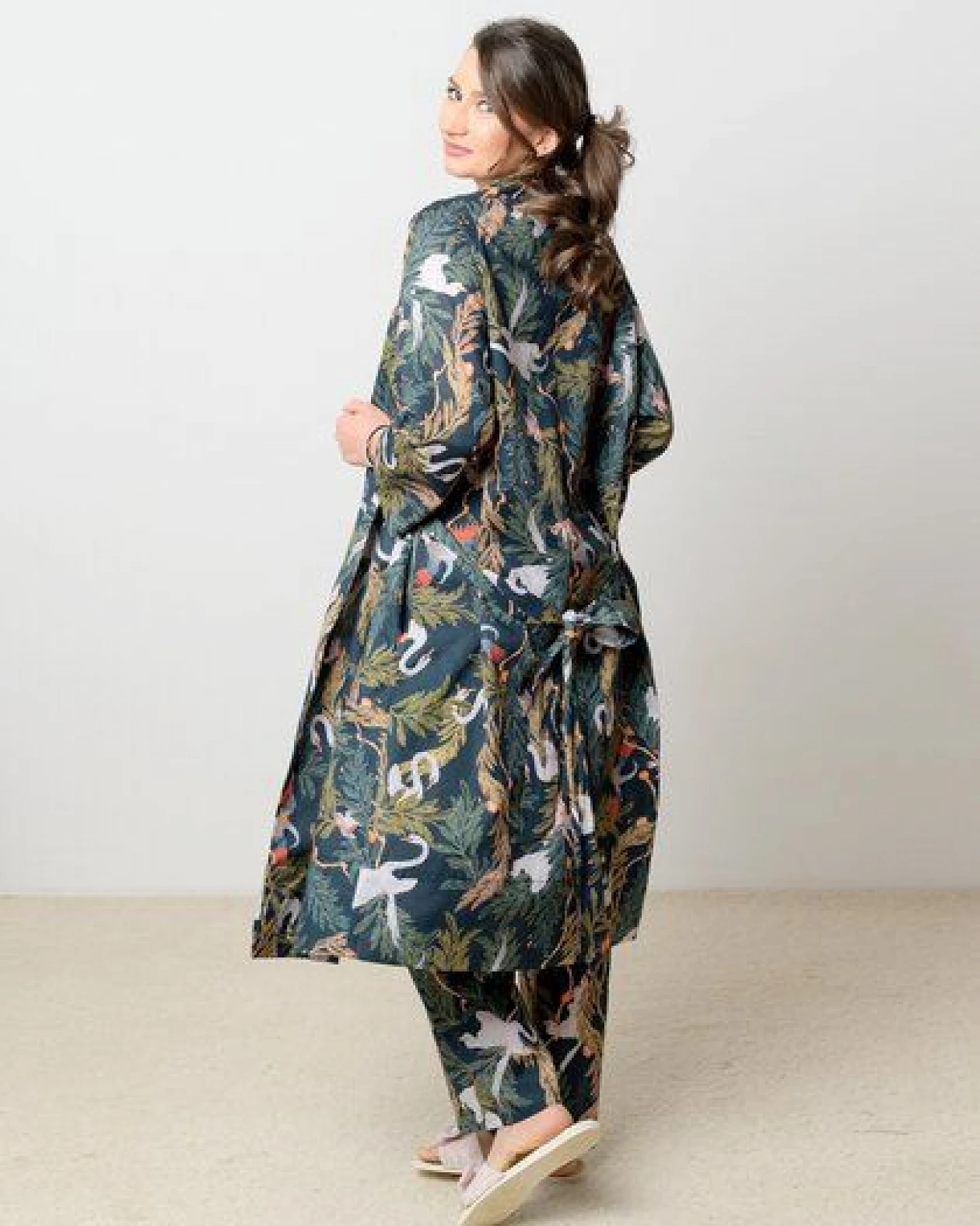 Atelier SNOW Bio-Baumwolle Kimono – Ansicht 4