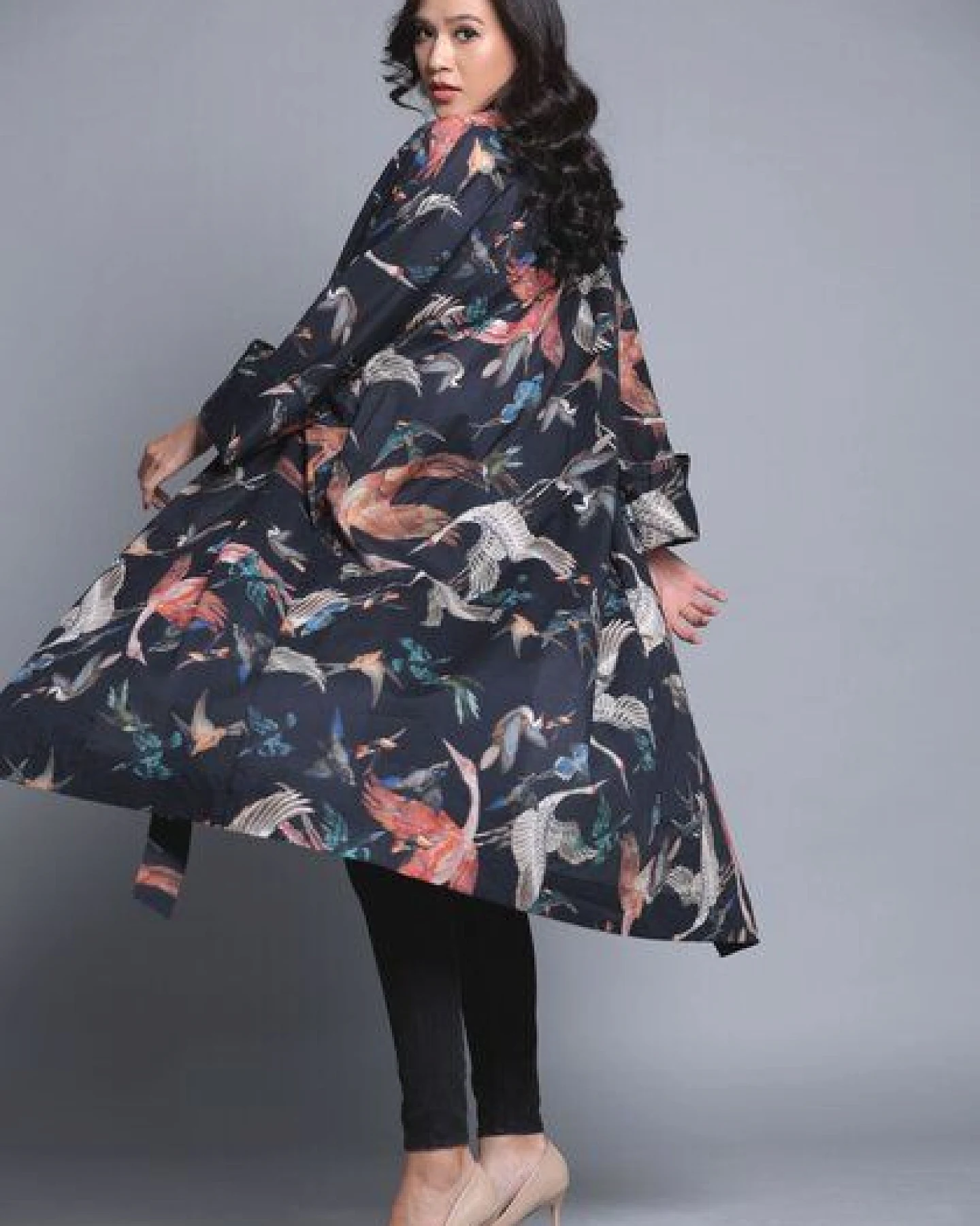 Atelier SNOW Bio-Baumwolle Kimono – Ansicht 3