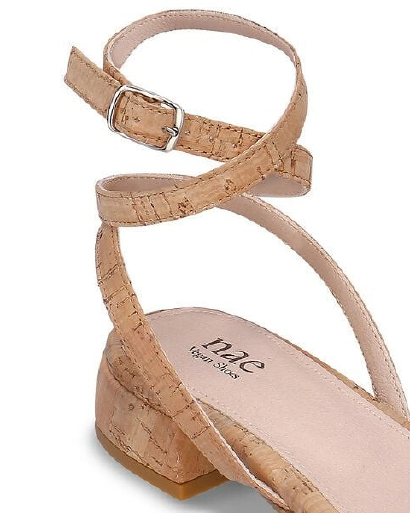 Nae Vegan Shoes NAE - Desa Vegane Sandalen - Elegantes Kork-Design – Ansicht 3