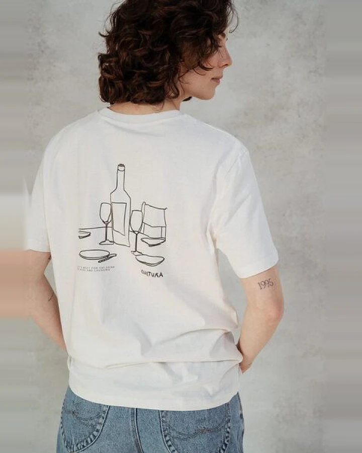 Kultgut NEW Upcycling Generation- Artdesign - Bioshirt / Cultura
