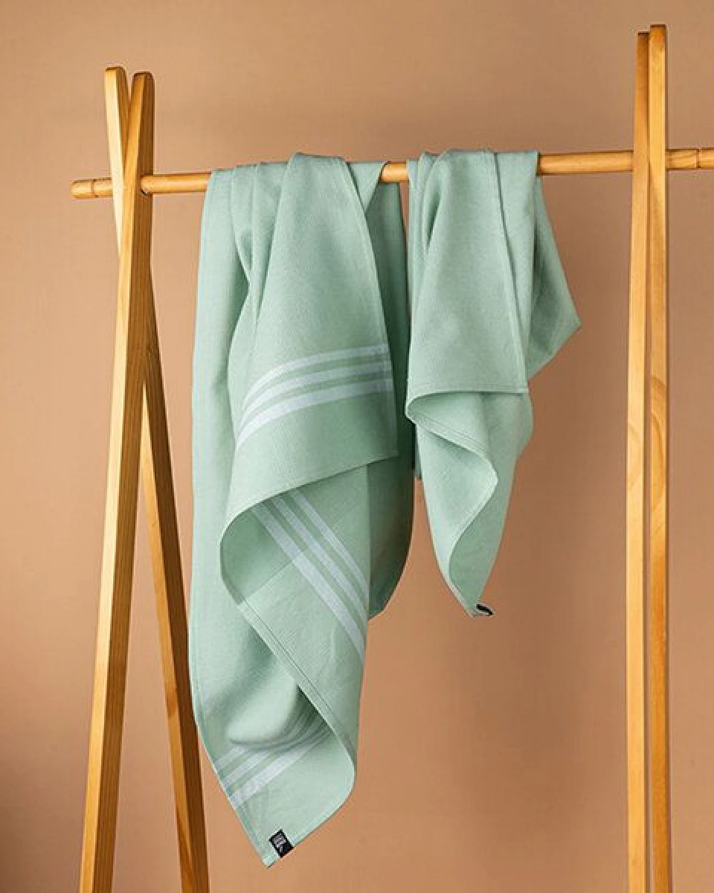 CONTIGO Fairtrade Fairtrade Hamam-Bade- oder Handtuch, Bio-Baumwolle – Ansicht 3