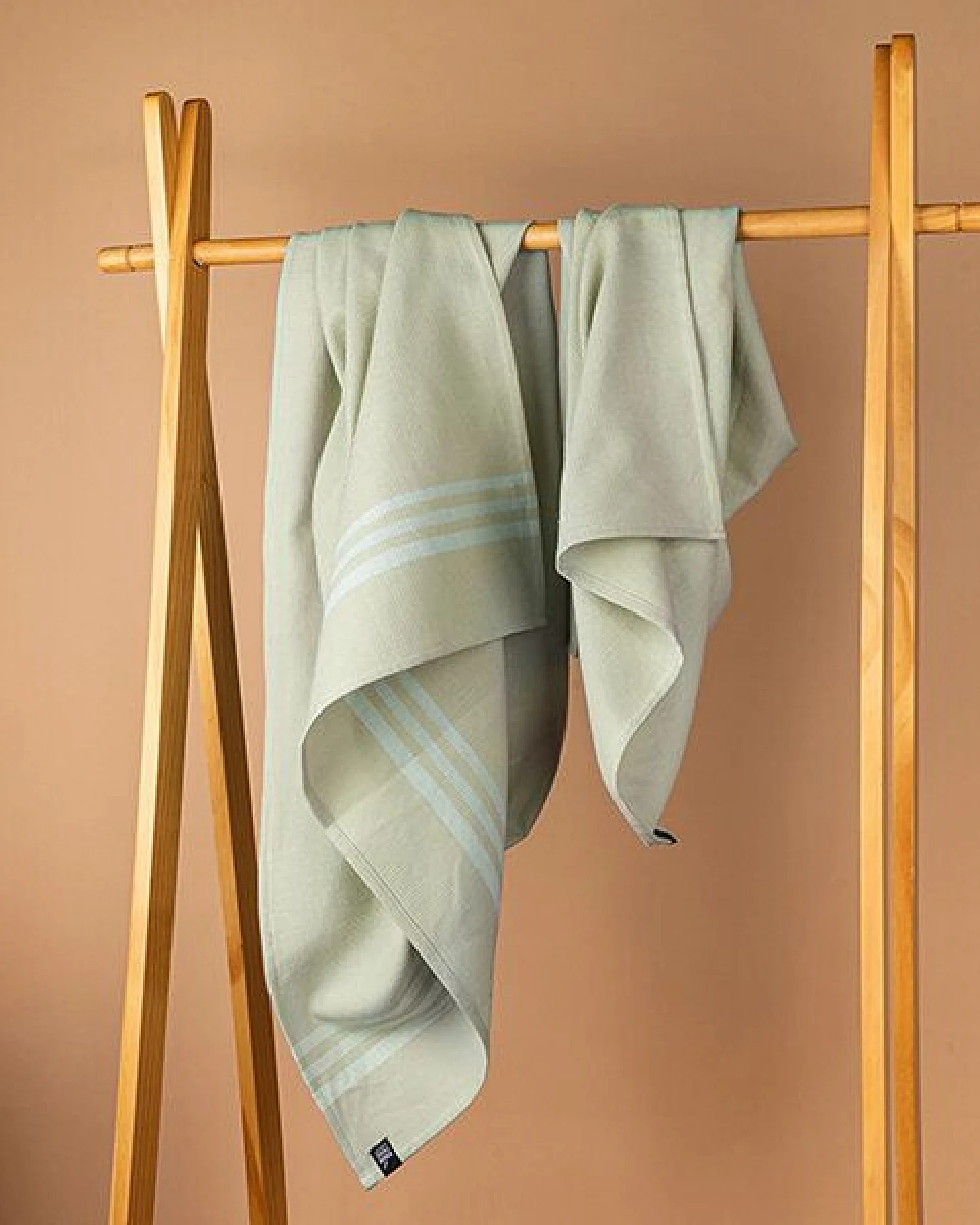 CONTIGO Fairtrade Fairtrade Hamam-Bade- oder Handtuch, Bio-Baumwolle – Ansicht 3