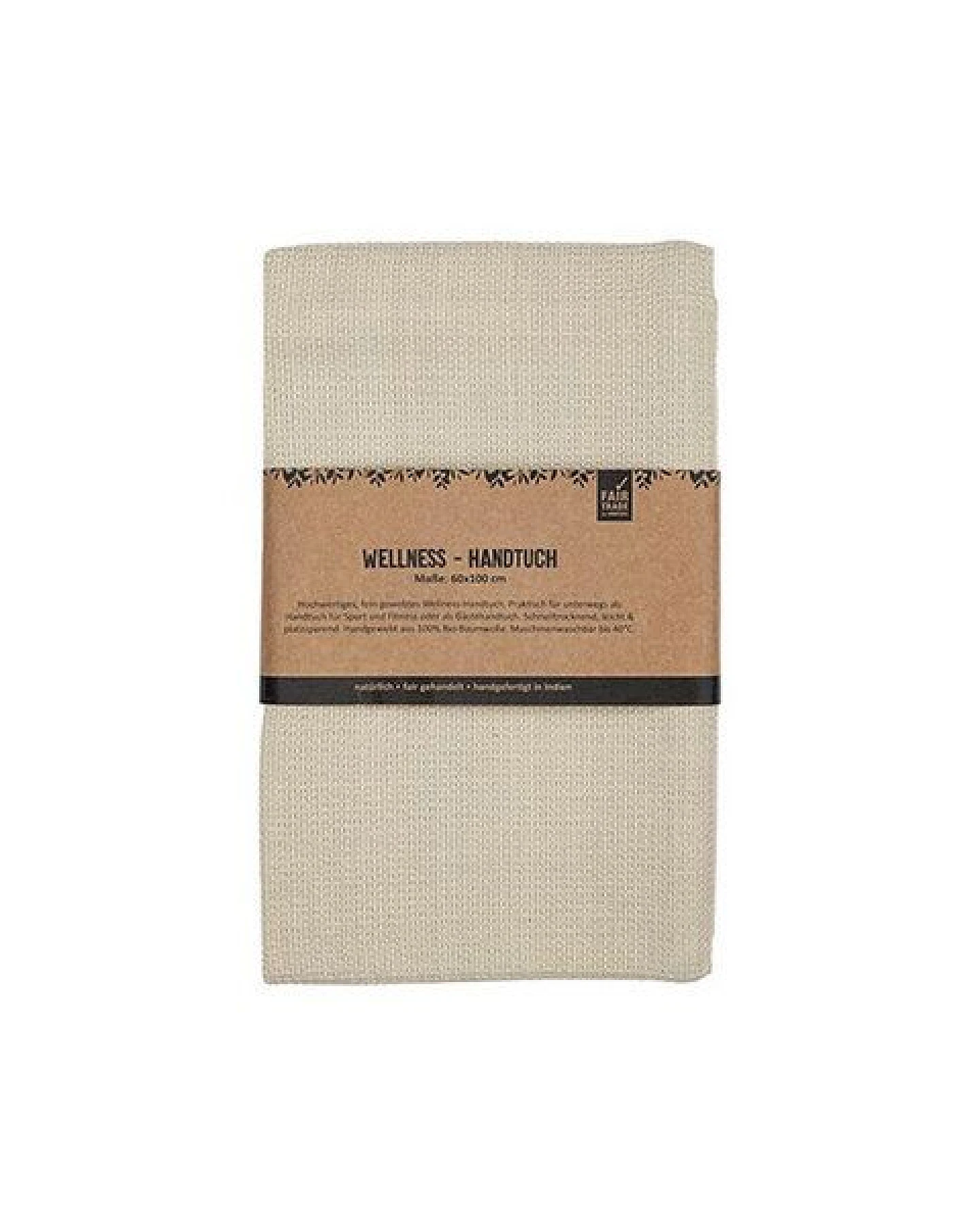 CONTIGO Fairtrade Fairtrade Hamam-Bade- oder Handtuch, Bio-Baumwolle – Ansicht 4