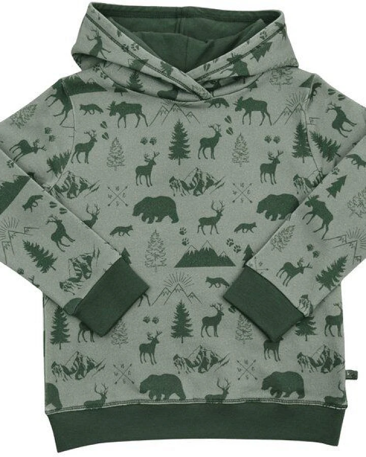 Enfant terrible Sweatshirt Waldtiere Stehkragen