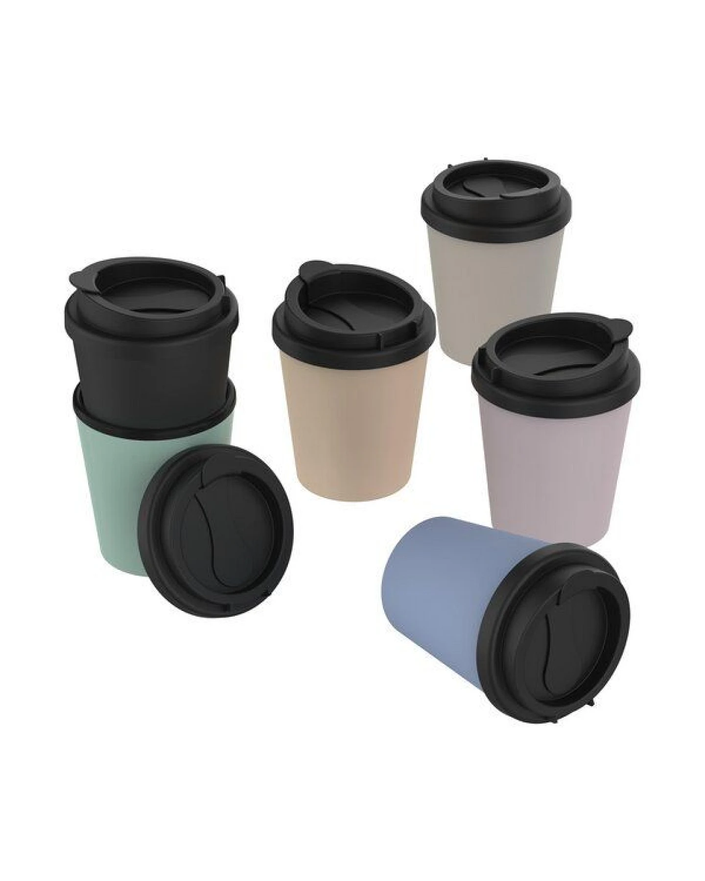 elasto Kaffeebecher to go aus Bio-Kunststoff 250ml Made in Germany – Ansicht 4